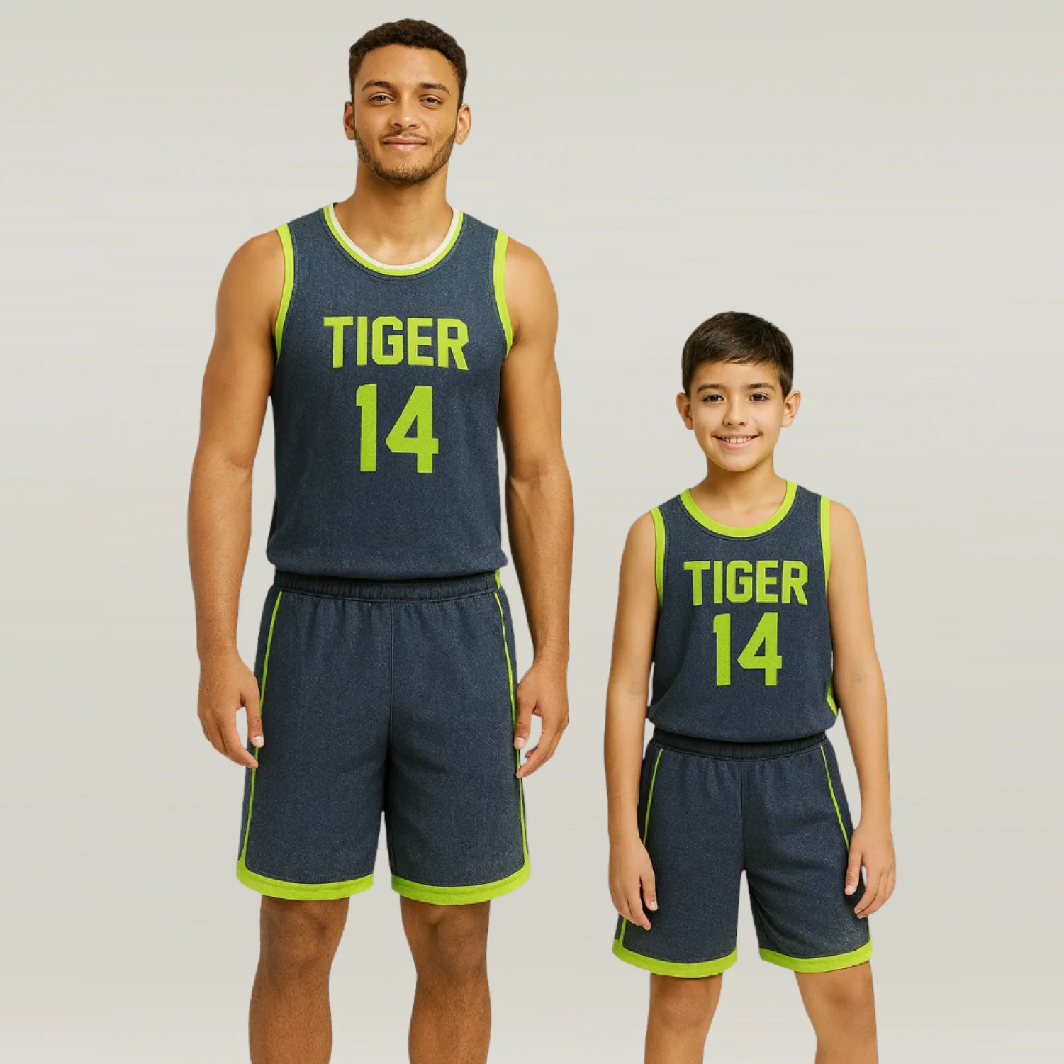 BBU-119 Navy Customizable Basketball Jersey With Optional Shorts - Hipona Sports