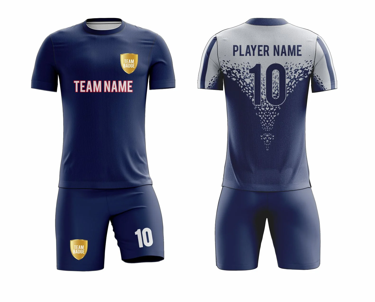 SB 12842 Blue Sublimation Custom Soccer Jersey Adult & Youth Unisex - Hipona Sports