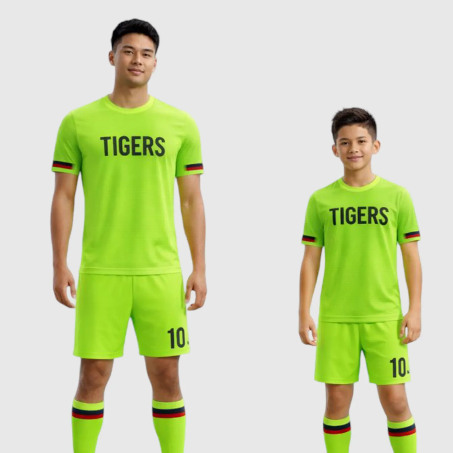 SB 1197 Green Sublimation Custom Soccer Jersey Adult & Youth Unisex - Hipona Sports