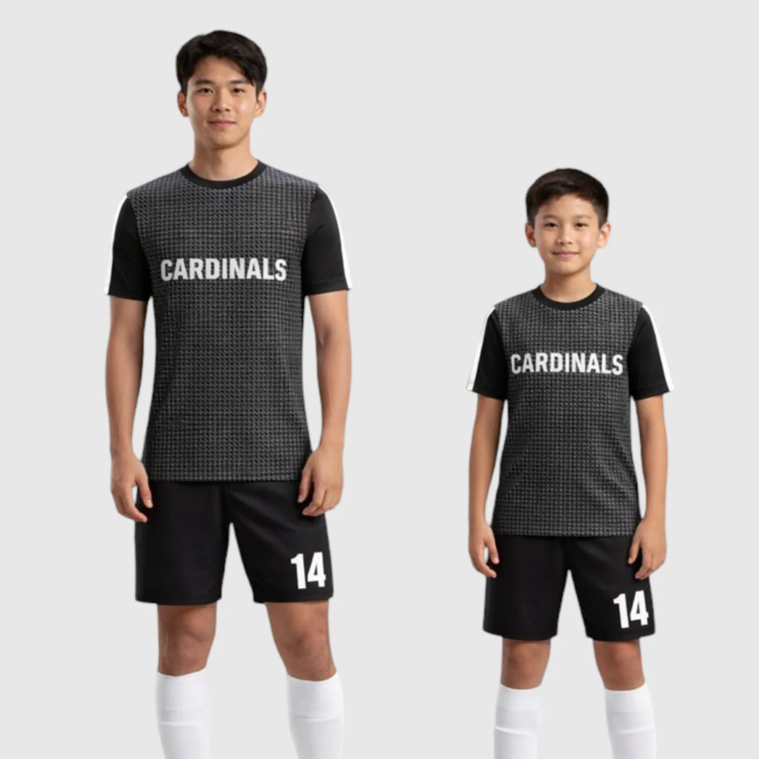 SB 12862 Black Sublimation Custom Soccer Jersey Adult & Youth Unisex - Hipona Sports