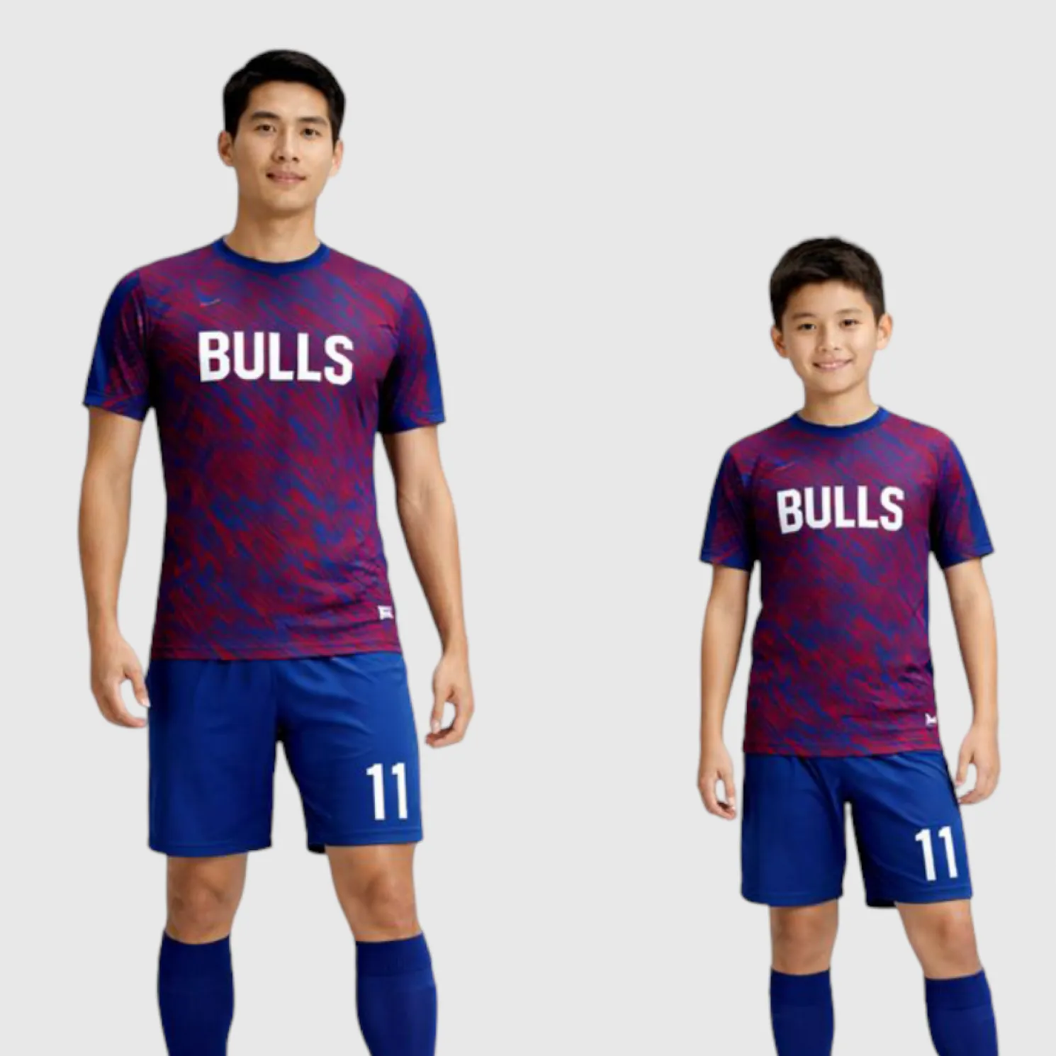 SB 1190 Blue Sublimation Custom Soccer Jersey Adult & Youth Unisex - Hipona Sports