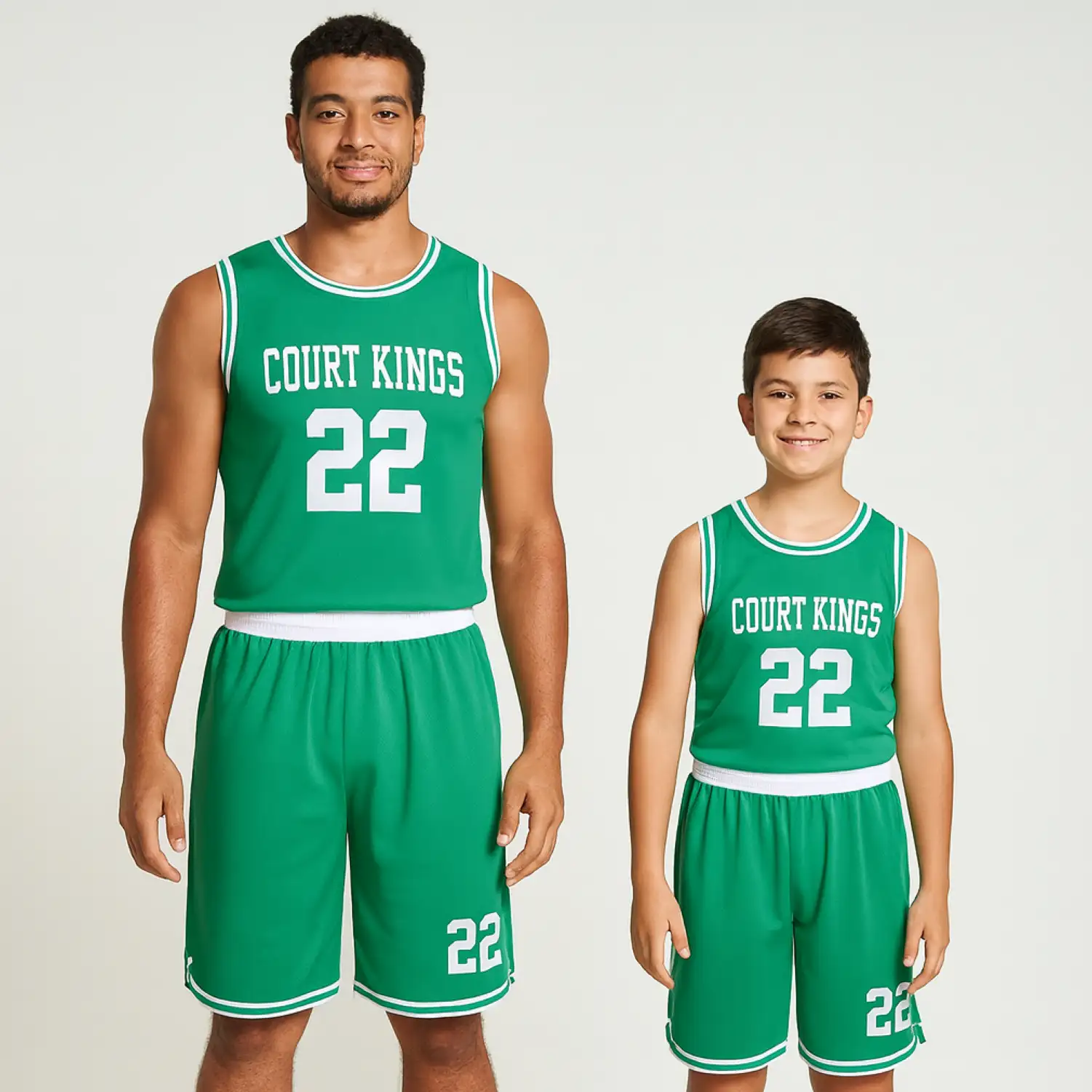 Boston Green NS Customizable Basketball Jersey With Optional Shorts - Hipona Sports