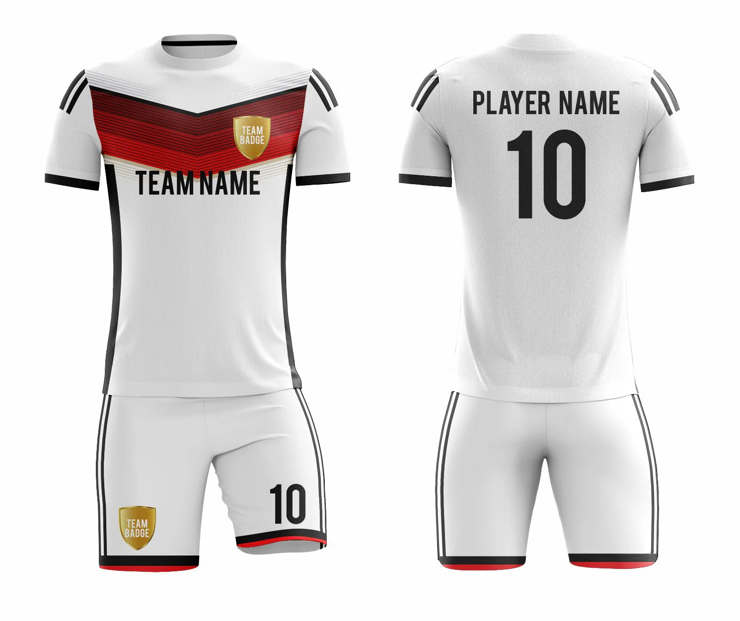 SB 1132 White Sublimation Custom Soccer Jersey Adult & Youth Unisex - Hipona Sports