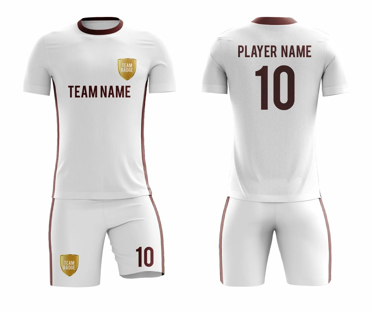 SB 12876 White Sublimation Custom Soccer Jersey Adult & Youth Unisex - Hipona Sports