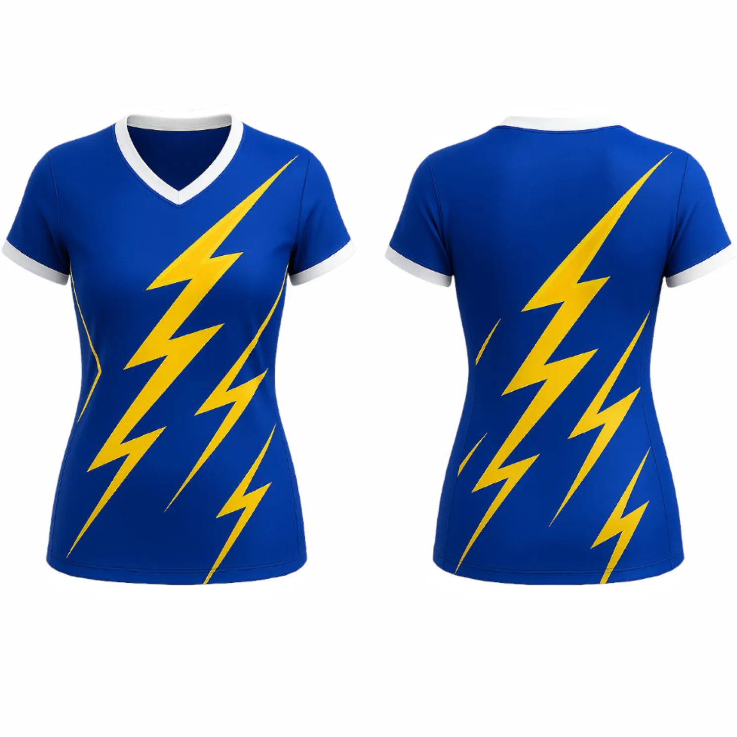 VJ166 Custom Royal Blue Volleyball Jersey - Adult & Youth Unisex - Hipona Sports