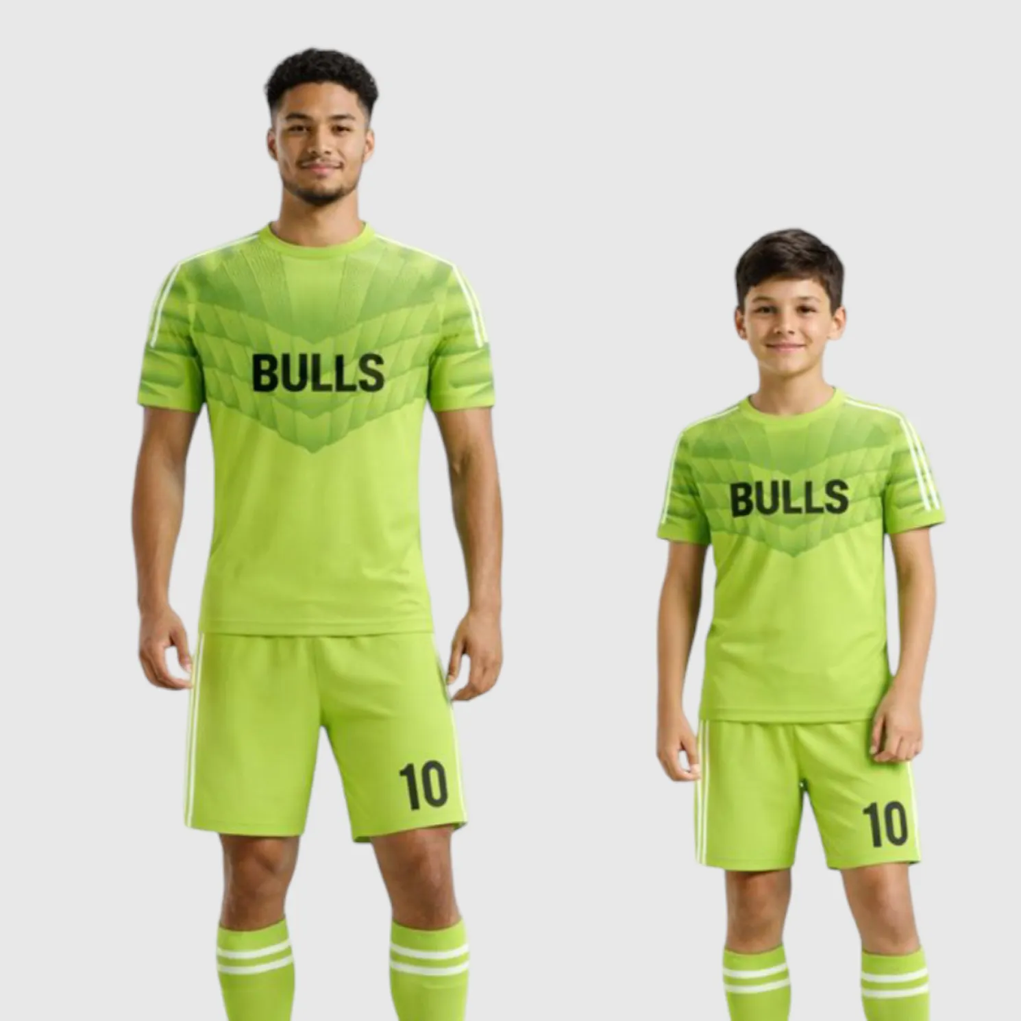 SB 1161 Green Sublimation Custom Soccer Jersey Adult & Youth Unisex - Hipona Sports