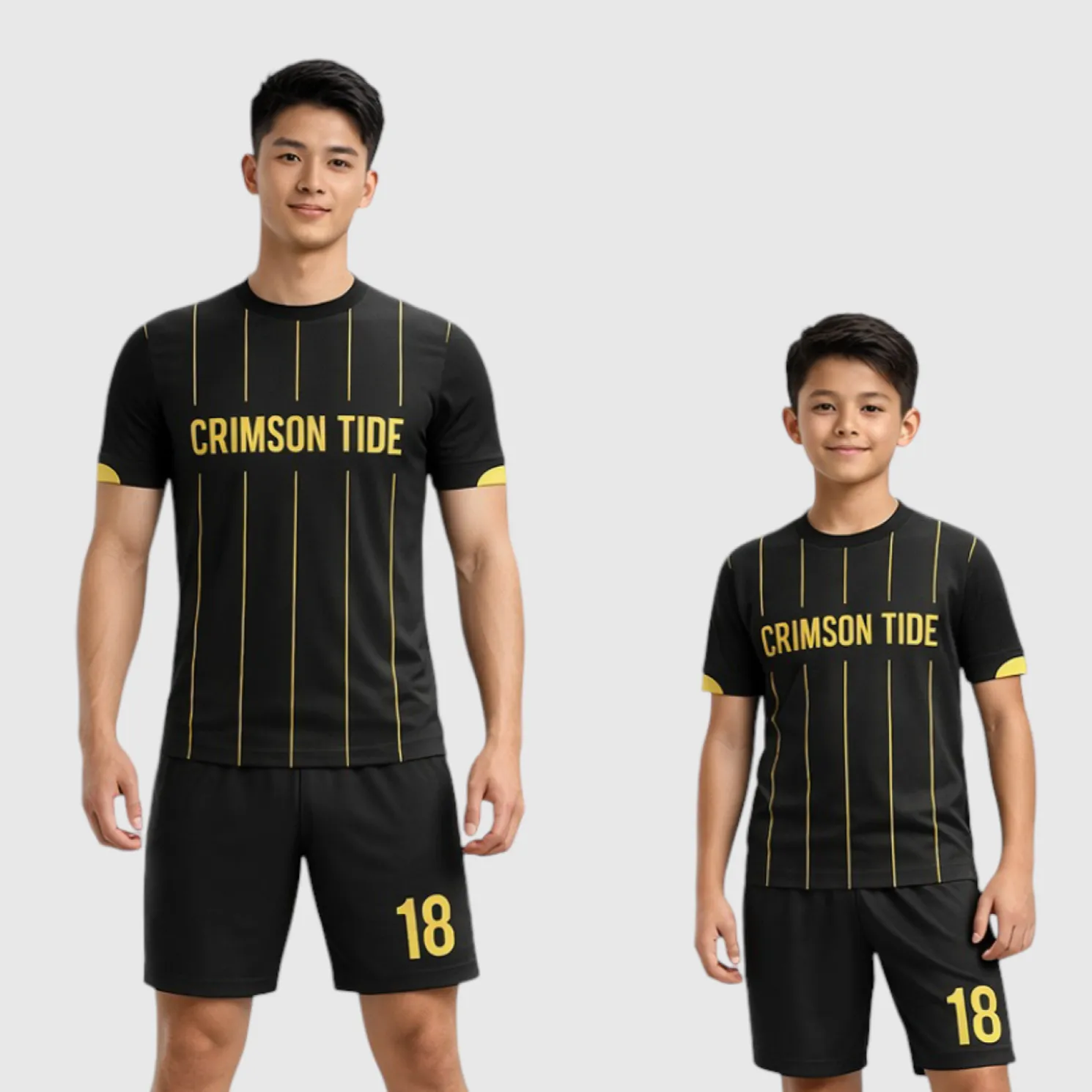 SB 12796 Black Sublimation Custom Soccer Jersey Adult & Youth Unisex - Hipona Sports