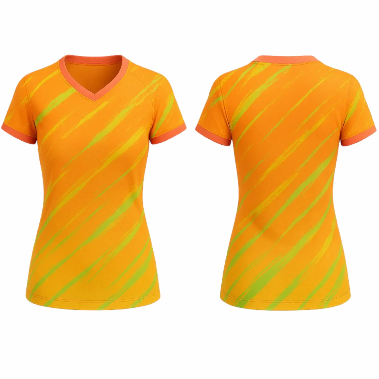 VJ172 Custom Yellow Volleyball Jersey - Adult & Youth Unisex - Hipona Sports