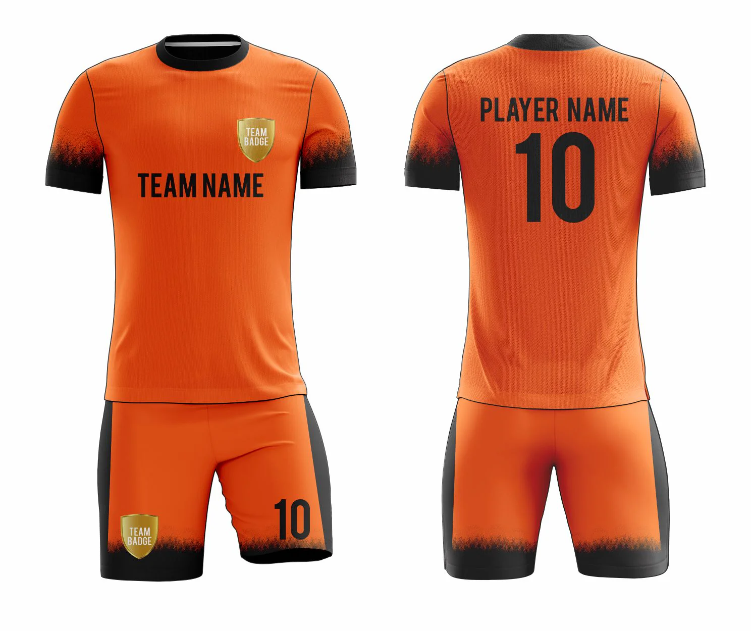SB 1267 Orange Sublimation Custom Soccer Jersey Adult & Youth Unisex - Hipona Sports