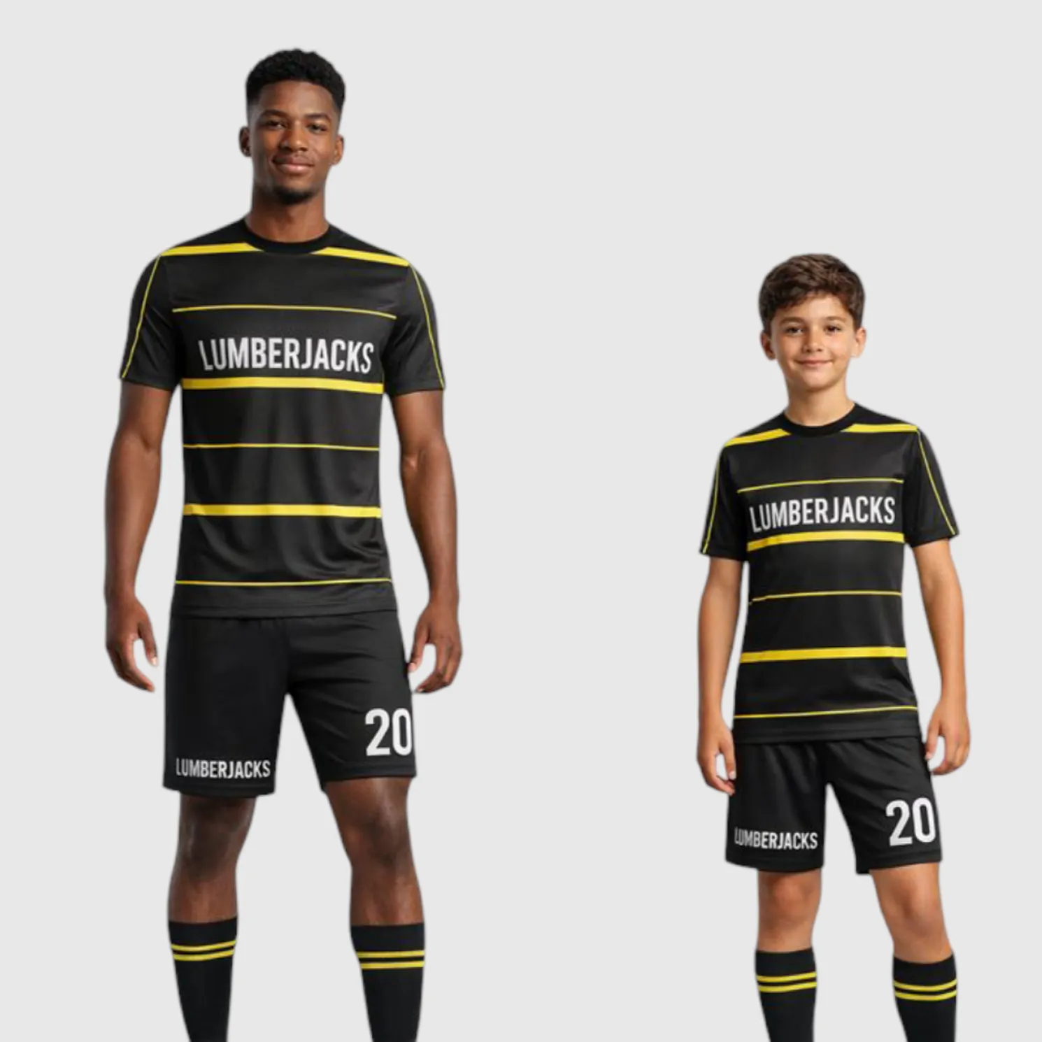 SB 12827 Black Sublimation Custom Soccer Jersey Adult & Youth Unisex - Hipona Sports