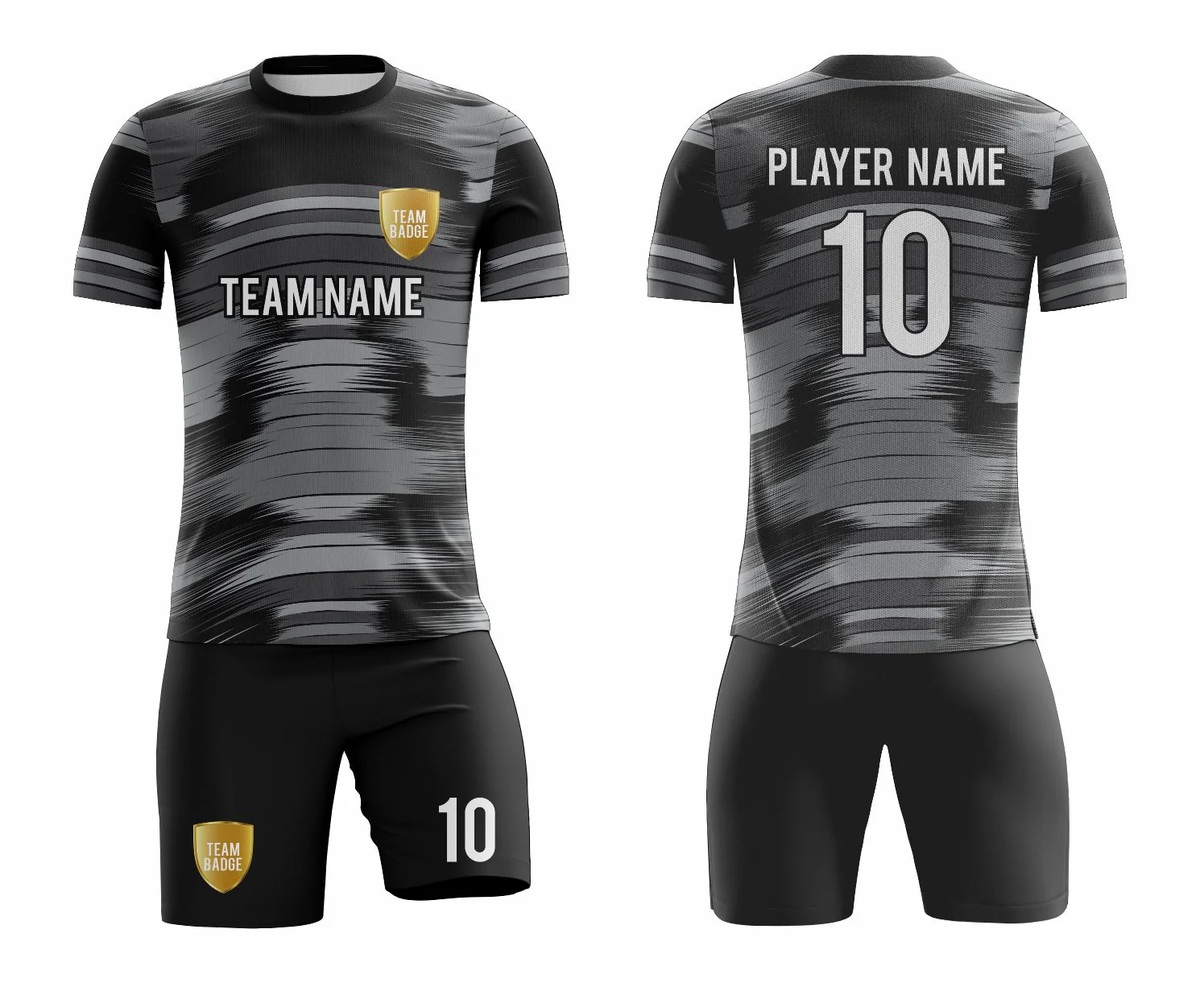 SB 1112 Black Sublimation Custom Soccer Jersey Adult & Youth Unisex - Hipona Sports