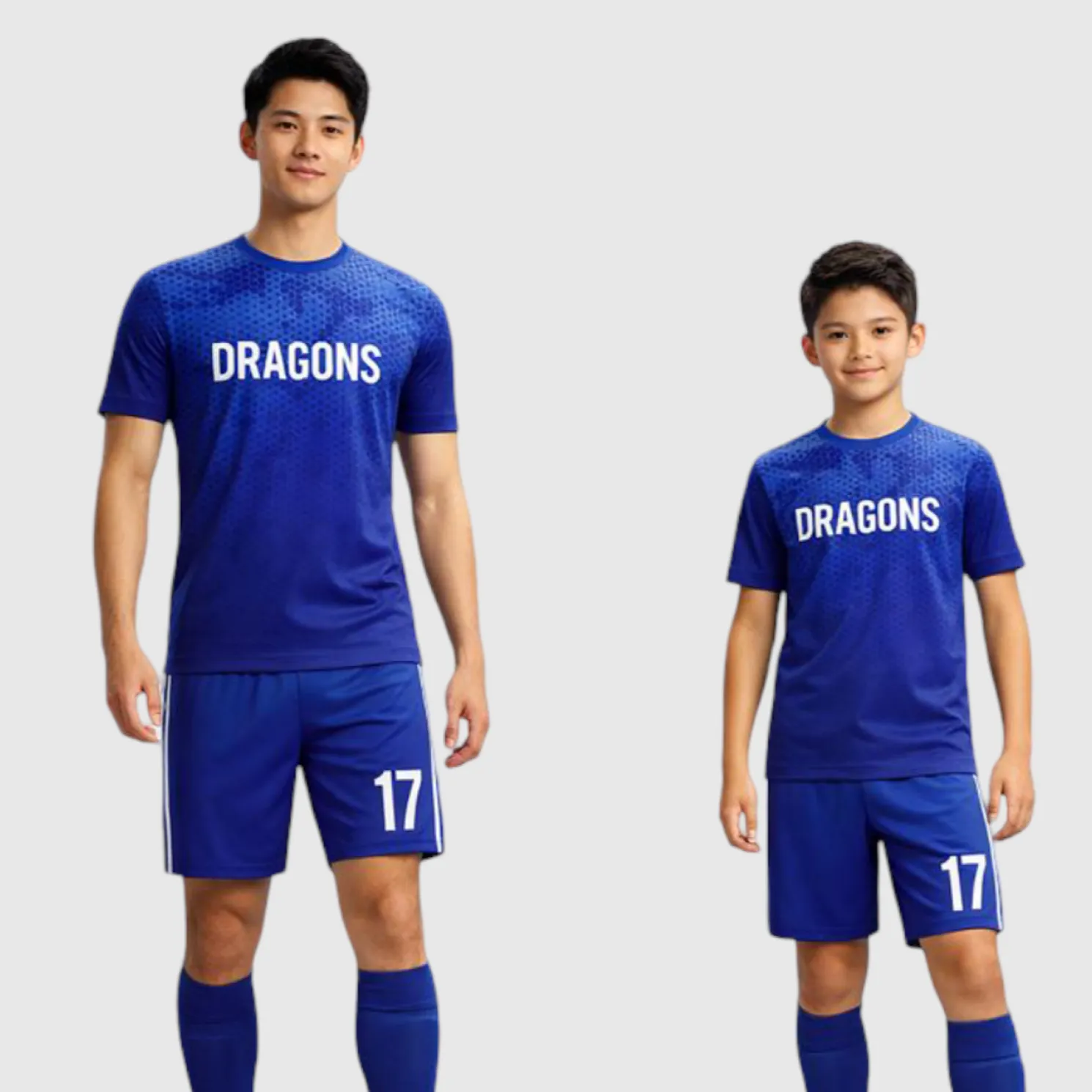 SB 1189 Blue Sublimation Custom Soccer Jersey Adult & Youth Unisex - Hipona Sports