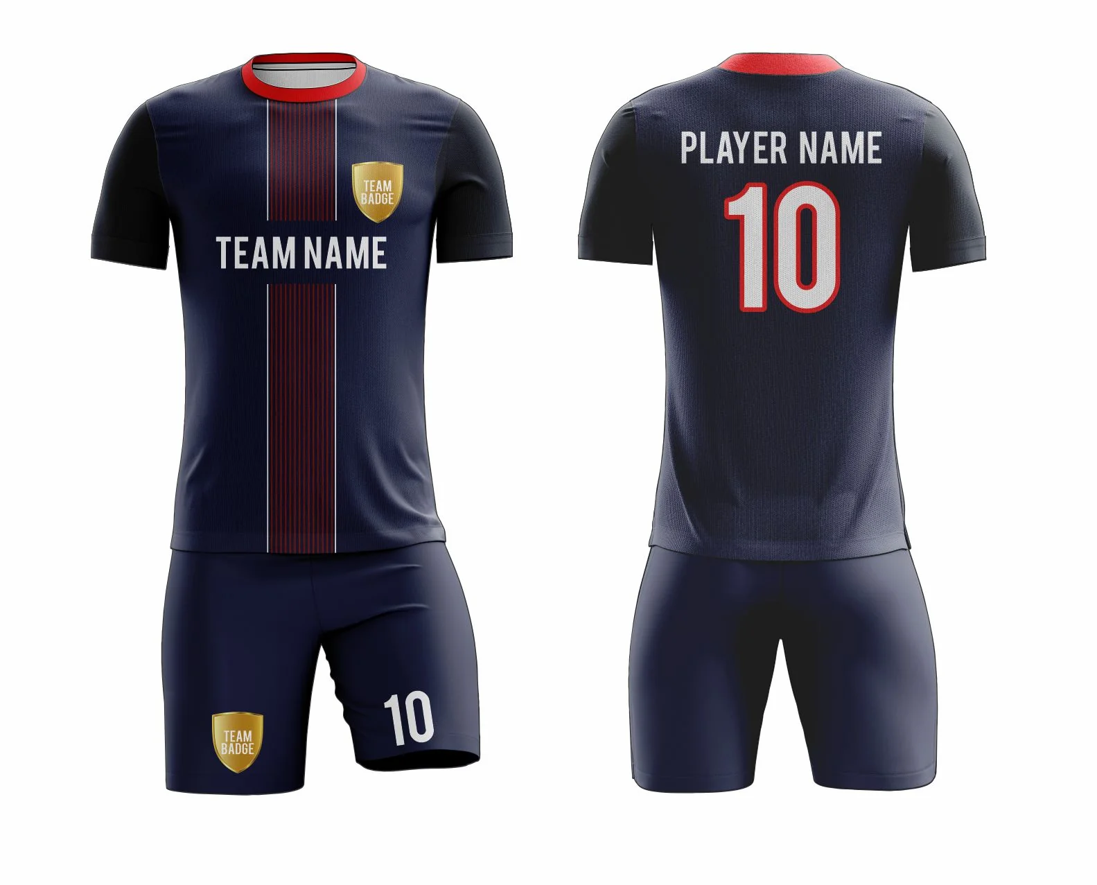 SB 12810 Navy Sublimation Custom Soccer Jersey Adult & Youth Unisex - Hipona Sports