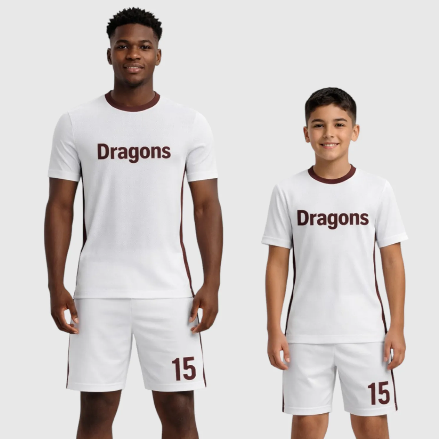 SB 12876 White Sublimation Custom Soccer Jersey Adult & Youth Unisex - Hipona Sports