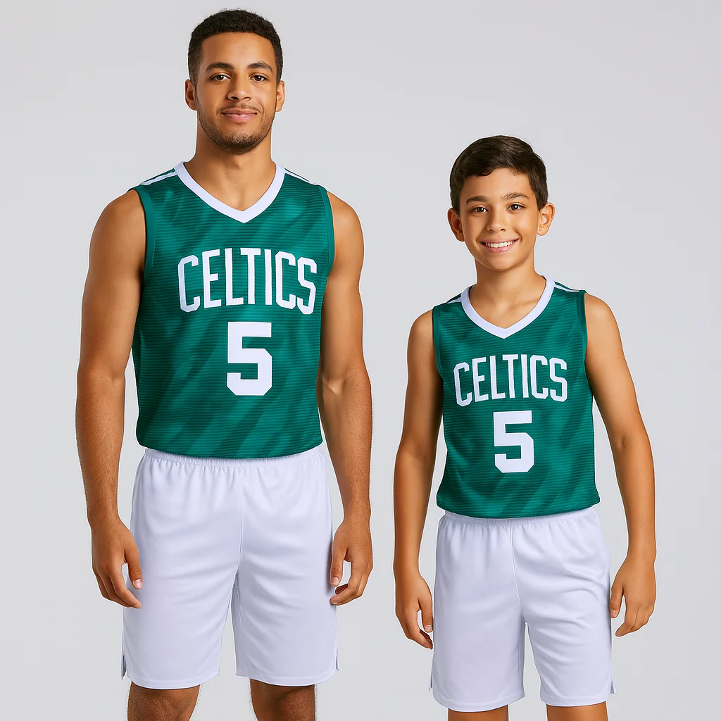 DFB NS Customizable Basketball Jersey With Optional Shorts - Hipona Sports