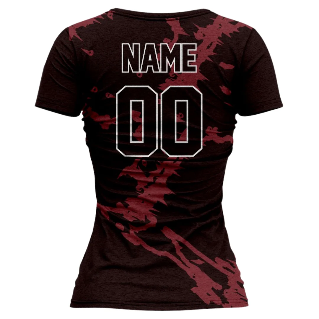 VJ124 Custom Red Volleyball Jersey - Adult & Youth Unisex - Hipona Sports