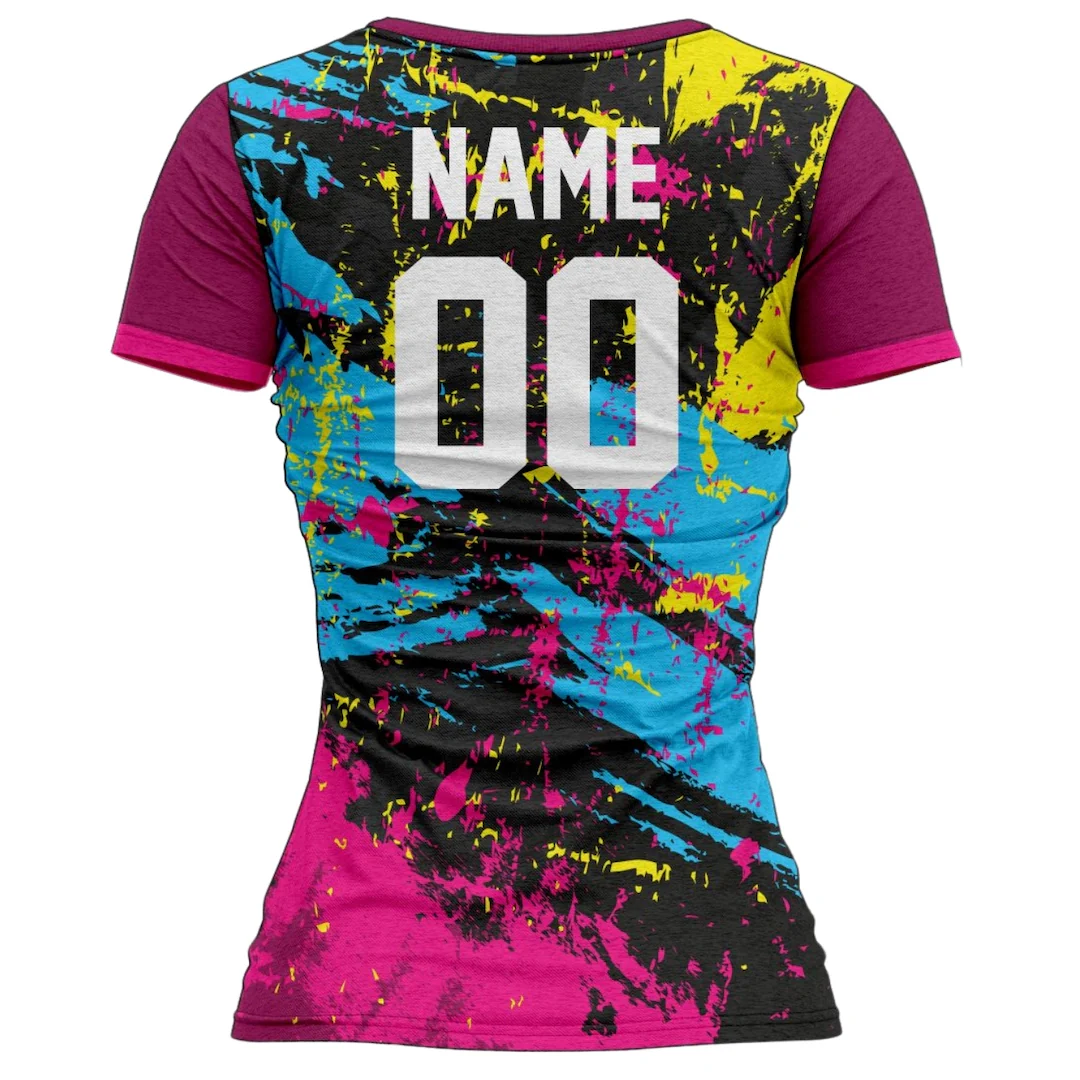 VJ129 Custom Pink Volleyball Jersey - Adult & Youth Unisex - Hipona Sports