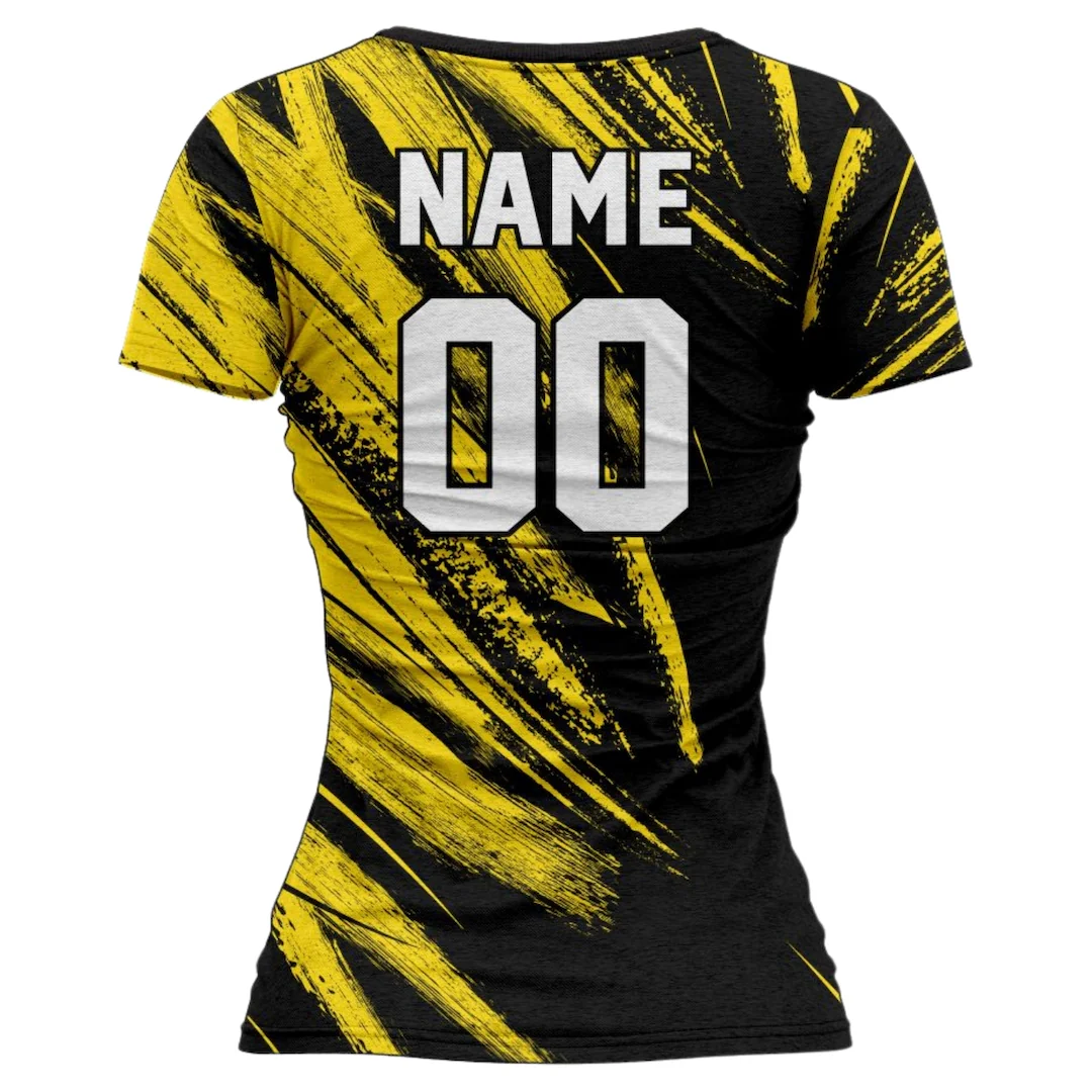 VJ120 Custom Yellow Volleyball Jersey - Adult & Youth Unisex - Hipona Sports
