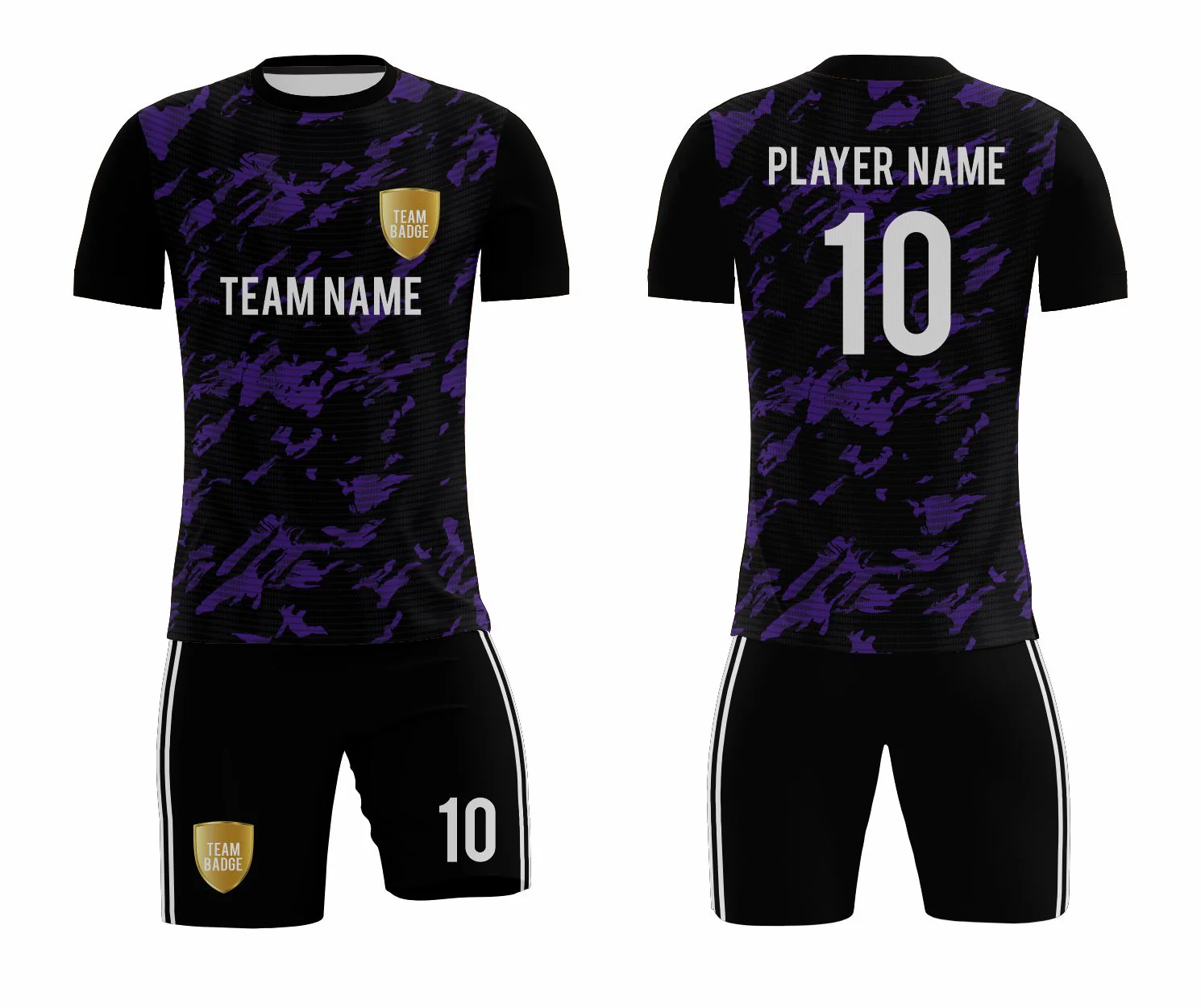 SB 1071 Black Sublimation Custom Soccer Jersey Adult & Youth Unisex - Hipona Sports