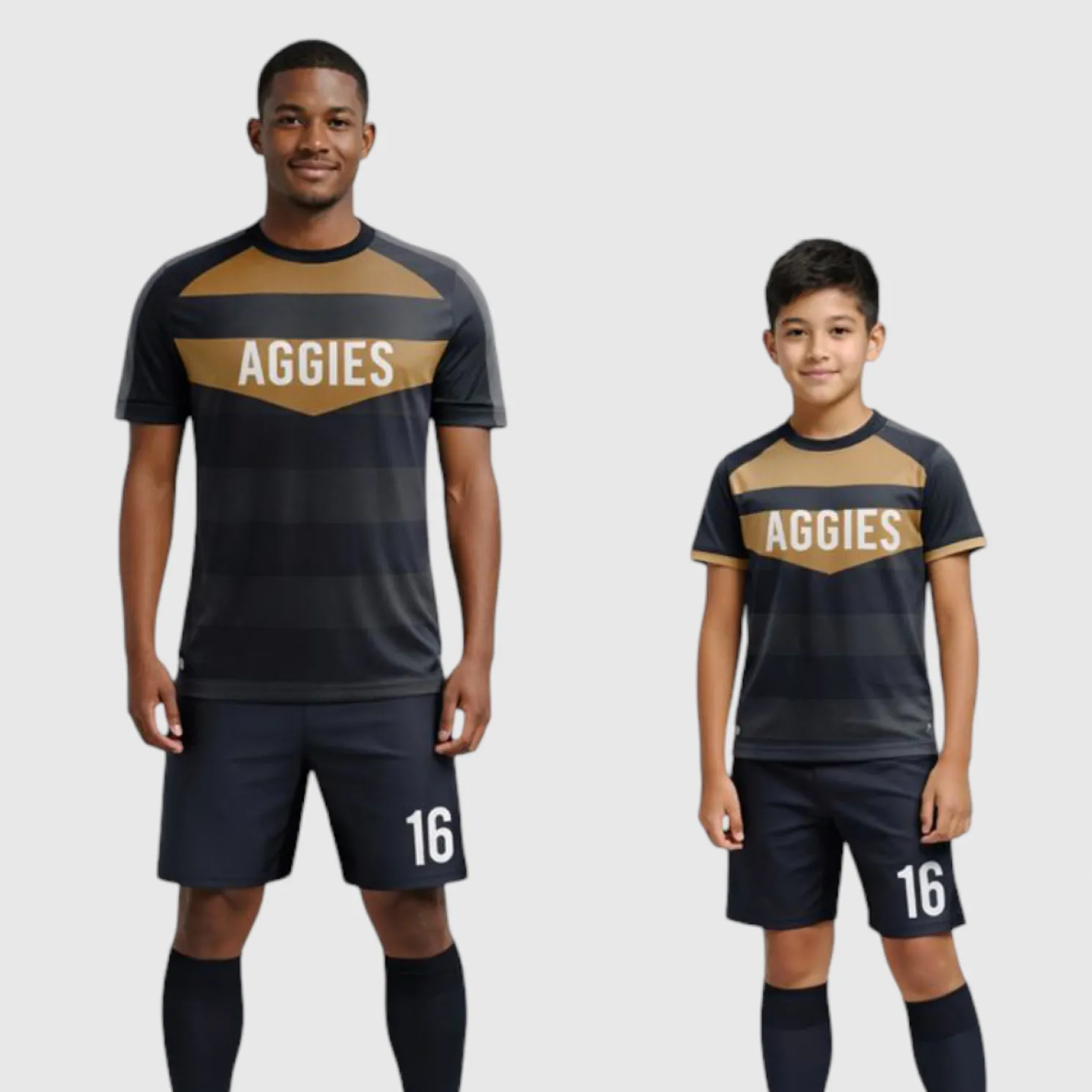 SB 1248 Black Sublimation Custom Soccer Jersey Adult & Youth Unisex - Hipona Sports