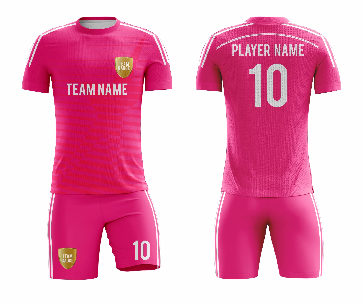 SB 1208 Pink Sublimation Custom Soccer Jersey Adult & Youth Unisex - Hipona Sports