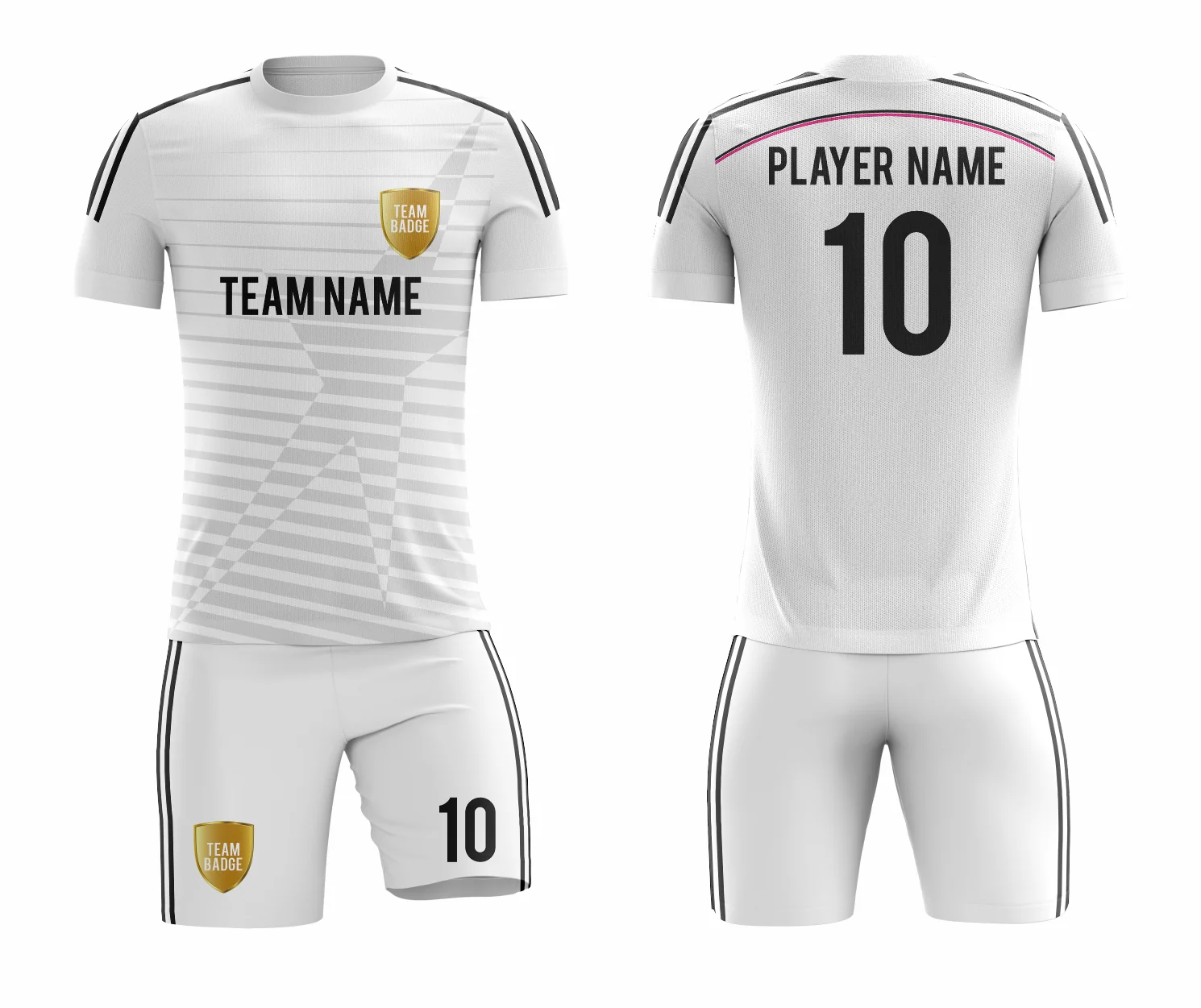 SB 1220 White Sublimation Custom Soccer Jersey Adult & Youth Unisex - Hipona Sports