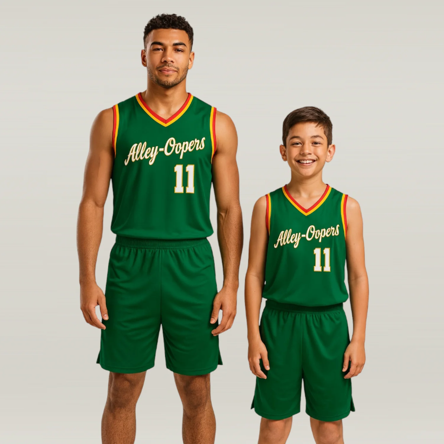 Luck NS Customizable Basketball Jersey With Optional Shorts - Hipona Sports