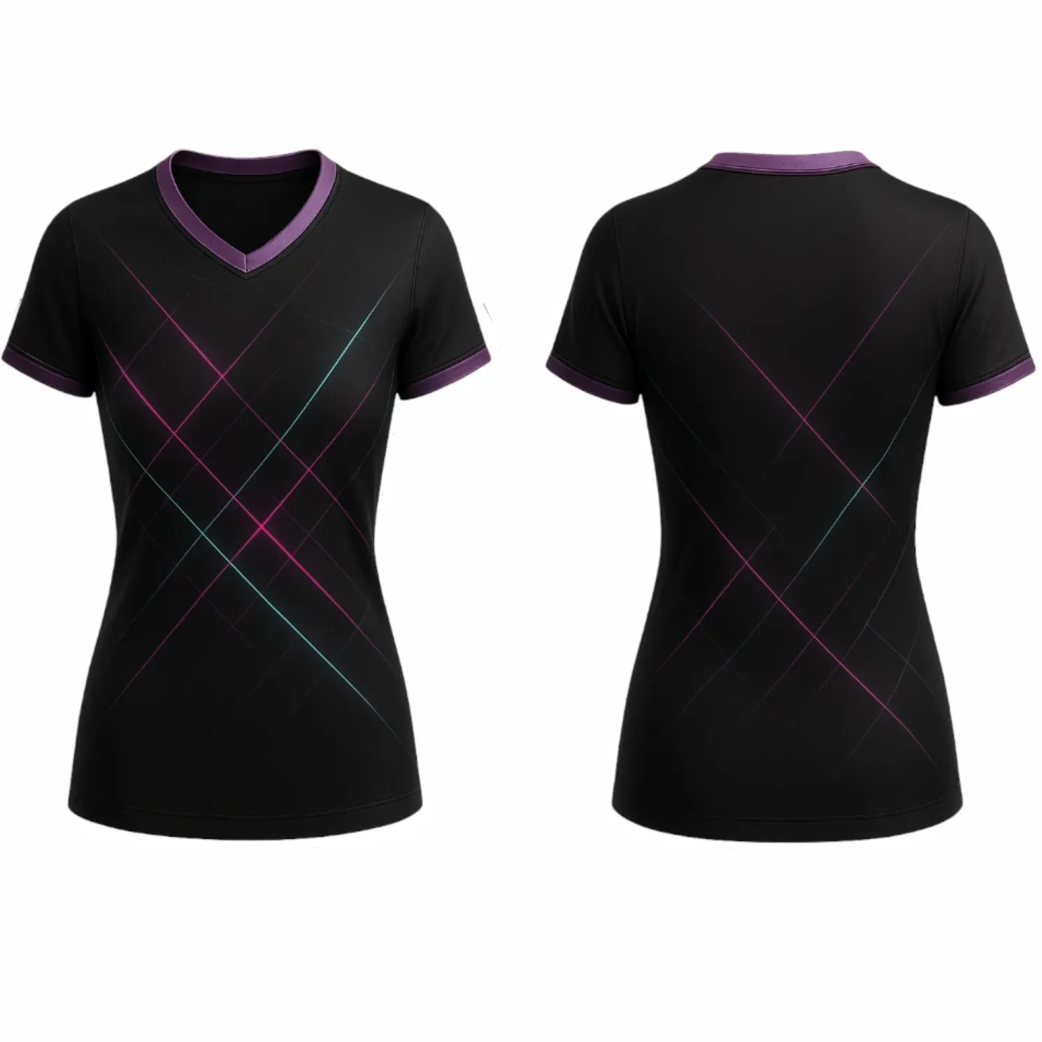 VJ154 Custom Black Volleyball Jersey - Adult & Youth Unisex - Hipona Sports