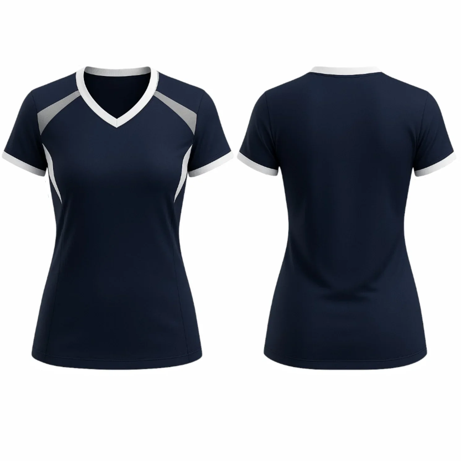 VJ193 Custom Navy Volleyball Jersey - Adult & Youth Unisex - Hipona Sports