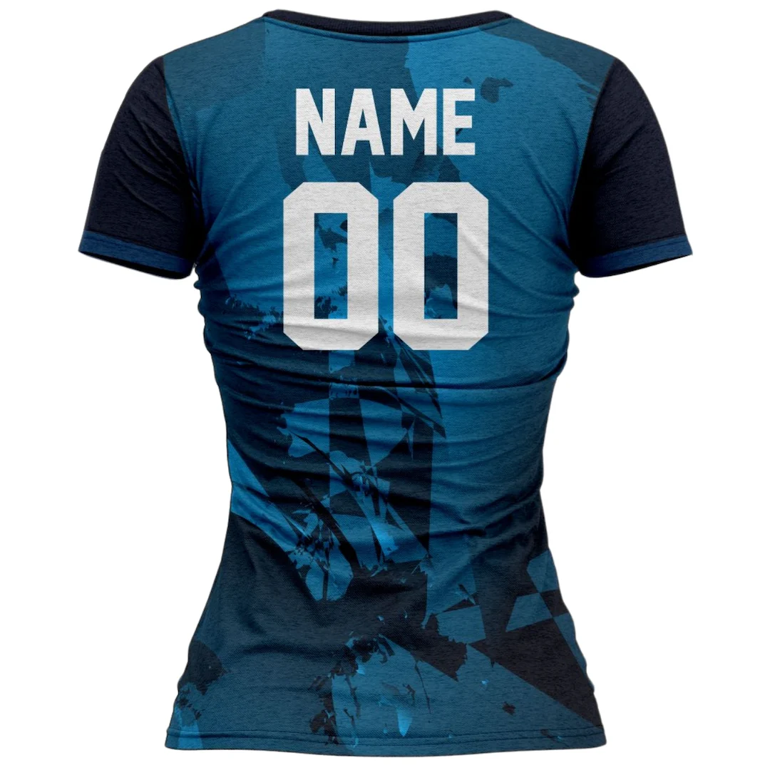 VJ125 Custom Blue Volleyball Jersey - Adult & Youth Unisex - Hipona Sports