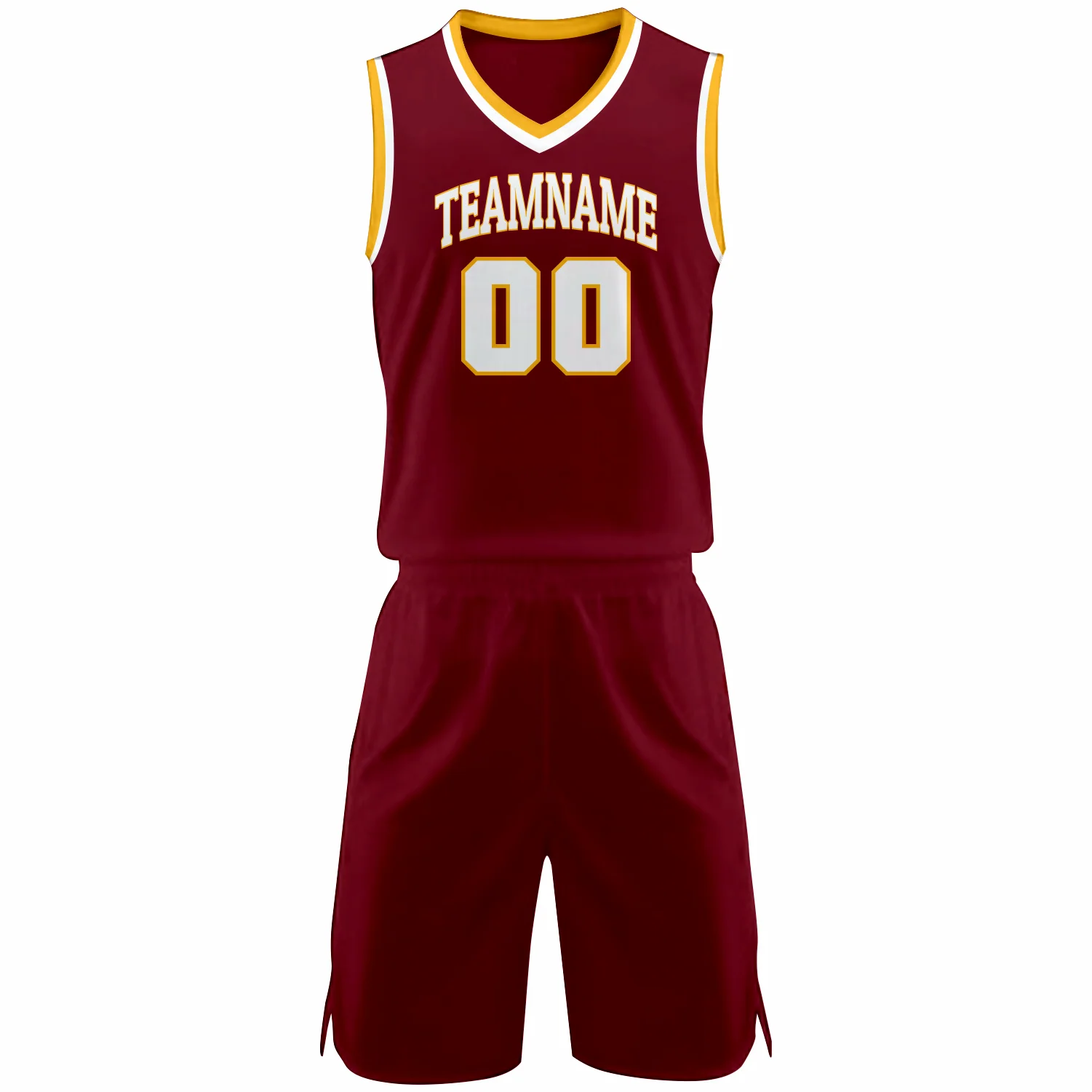 Cardinal NS Customizable Basketball Jersey With Optional Shorts - Hipona Sports