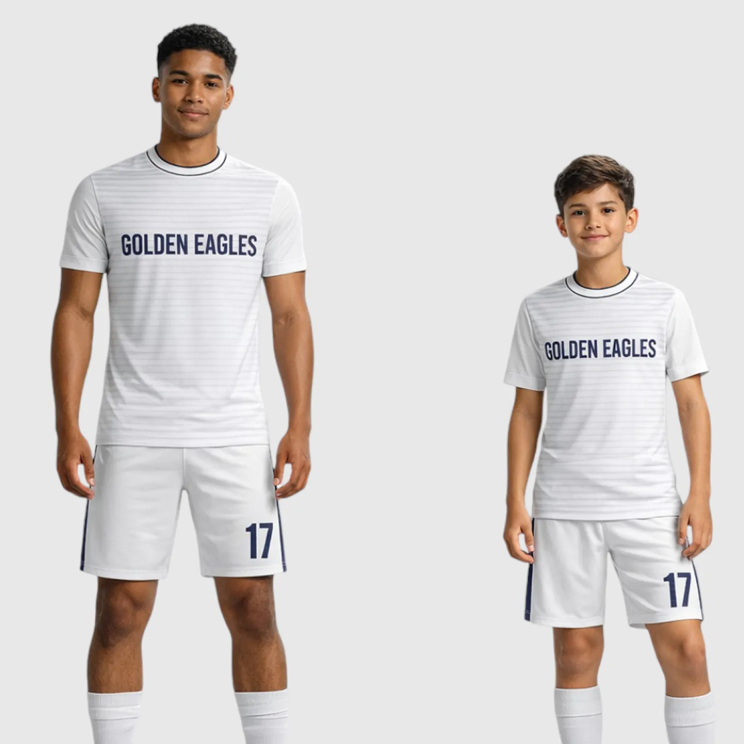 SB 12831 White Sublimation Custom Soccer Jersey Adult & Youth Unisex - Hipona Sports