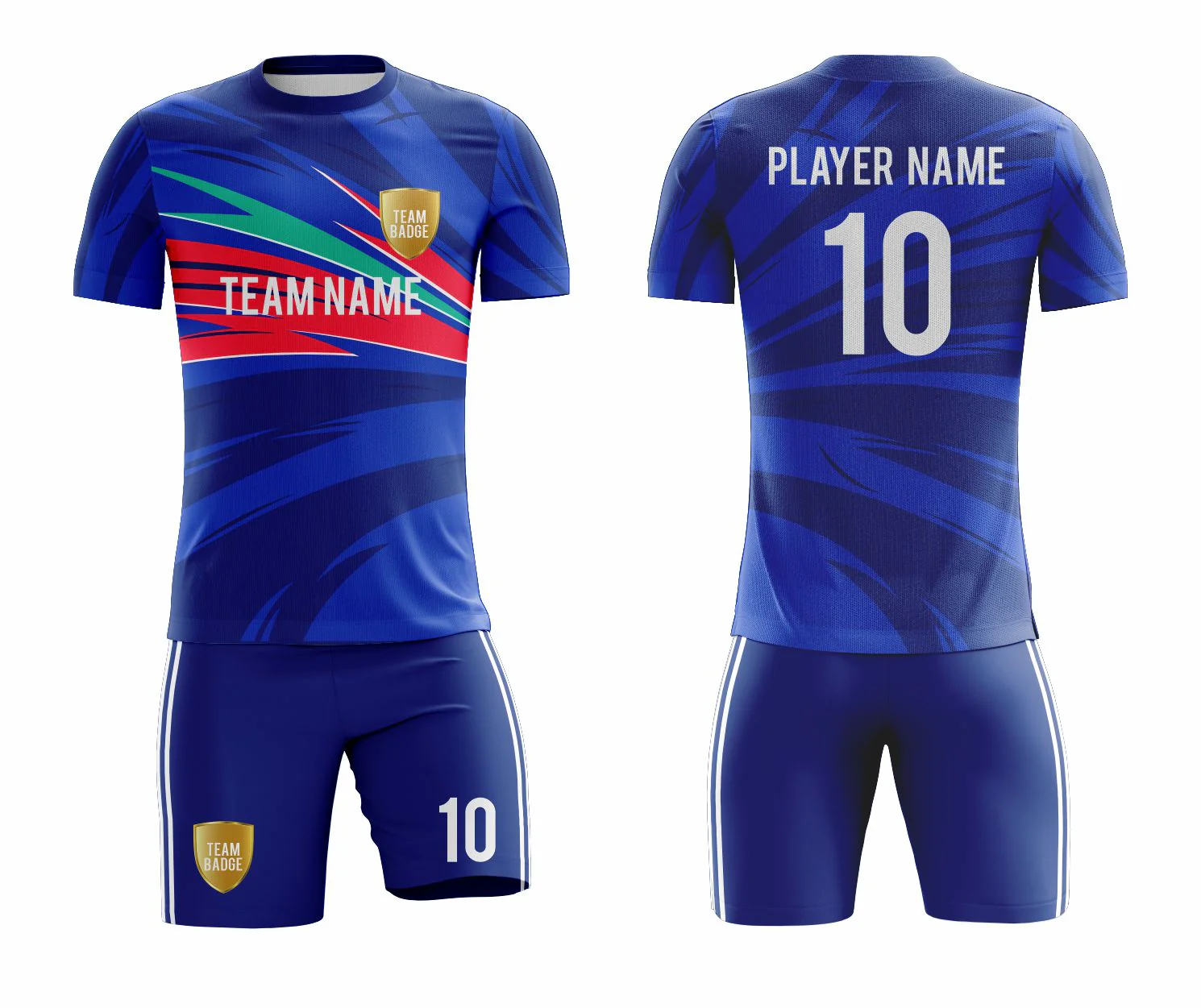 SB 1077 Blue Sublimation Custom Soccer Jersey Adult & Youth Unisex - Hipona Sports