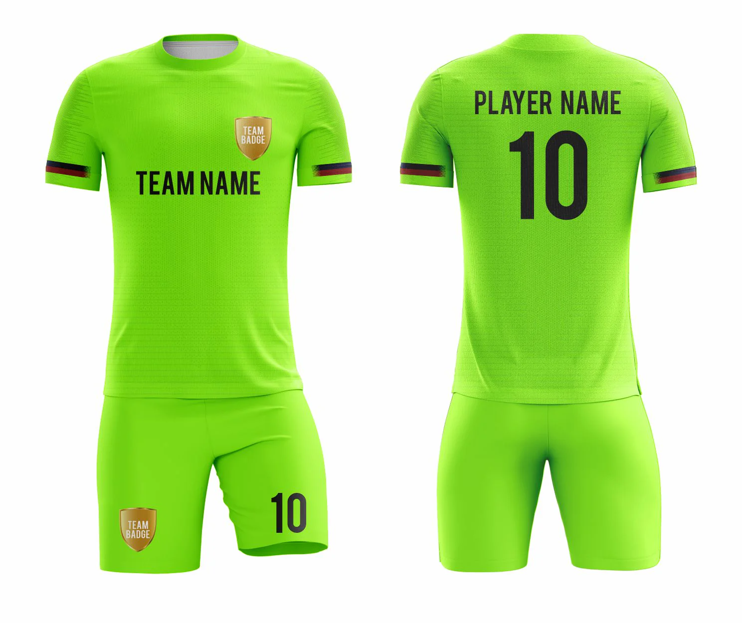 SB 1197 Green Sublimation Custom Soccer Jersey Adult & Youth Unisex - Hipona Sports