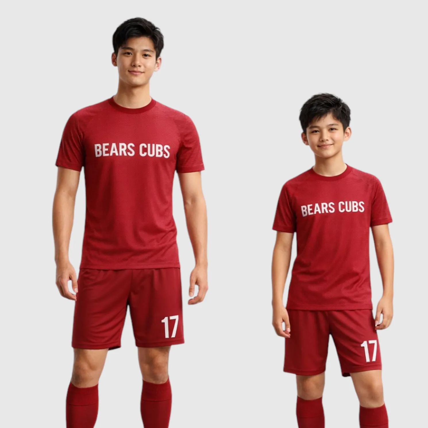 SB 12874 Red Sublimation Custom Soccer Jersey Adult & Youth Unisex - Hipona Sports