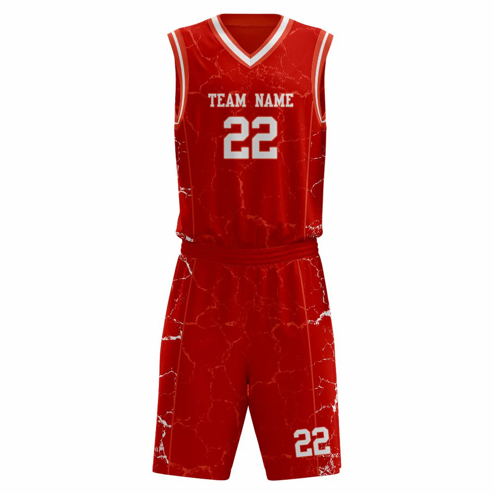 Bloodstone NS Customizable Basketball Jersey With Optional Shorts - Hipona Sports