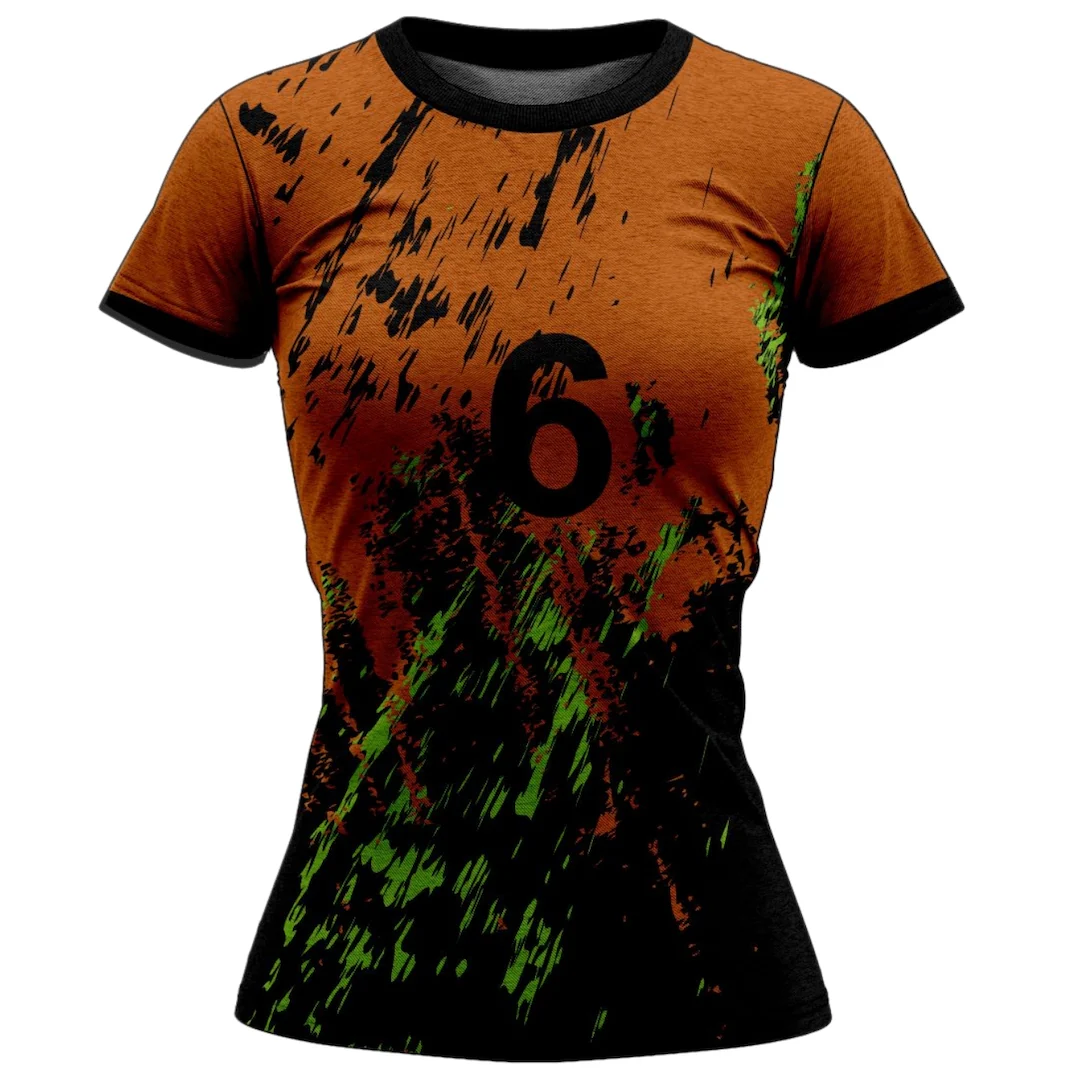VJ103 Custom Orange Volleyball Jersey - Adult & Youth Unisex - Hipona Sports