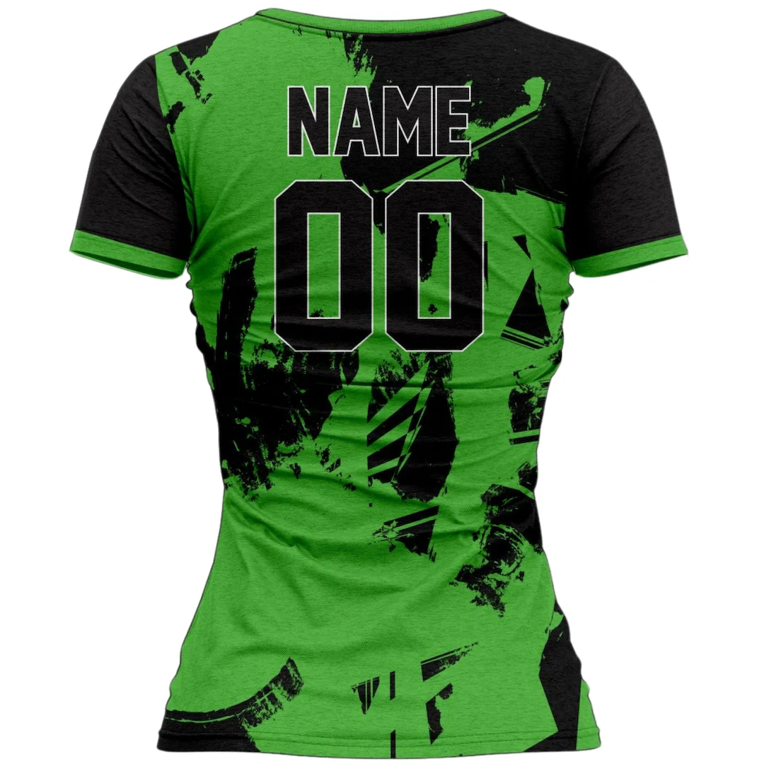 VJ115 Custom Green Volleyball Jersey - Adult & Youth Unisex - Hipona Sports