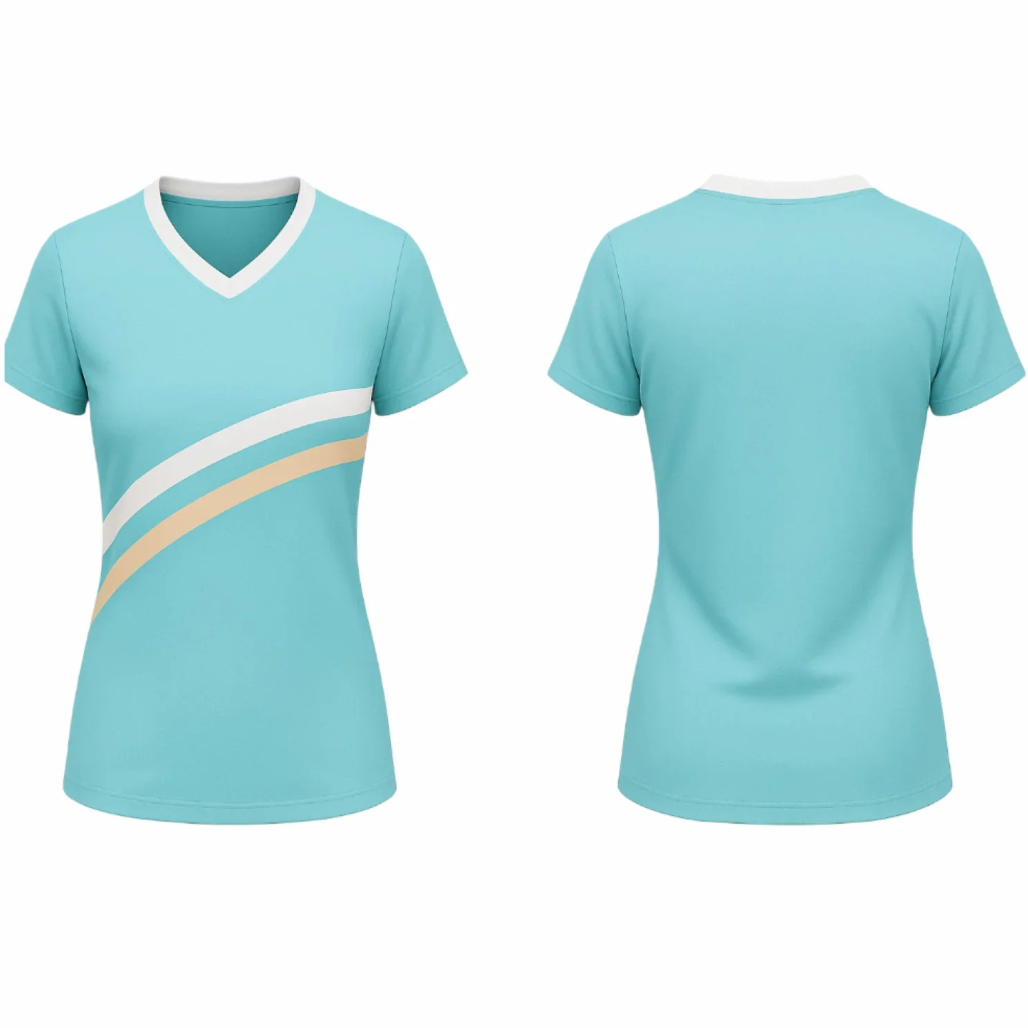 VJ246 Custom Aqua Volleyball Jersey-Adult & Youth Unisex - Hipona Sports