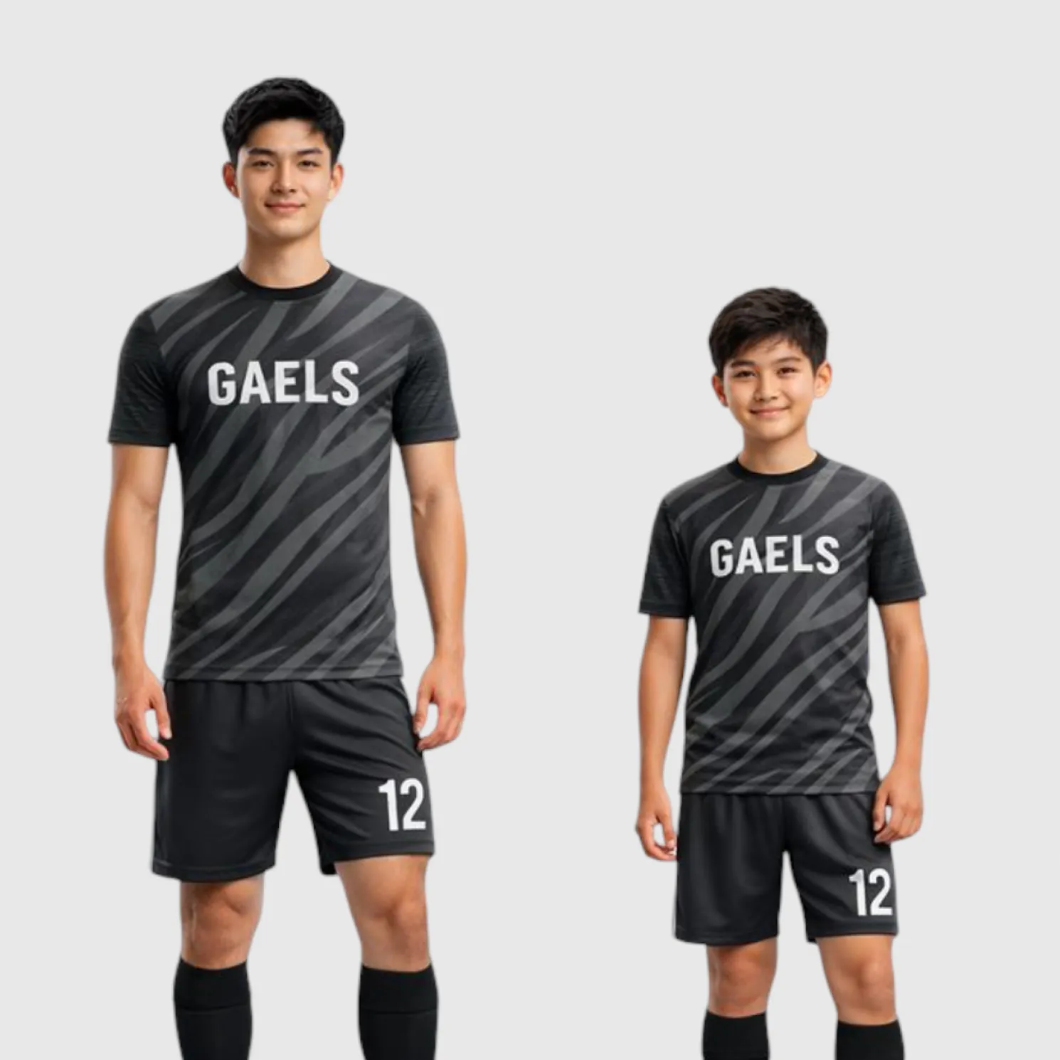 SB 1013 Black Sublimation Custom Soccer Jersey Adult & Youth Unisex - Hipona Sports