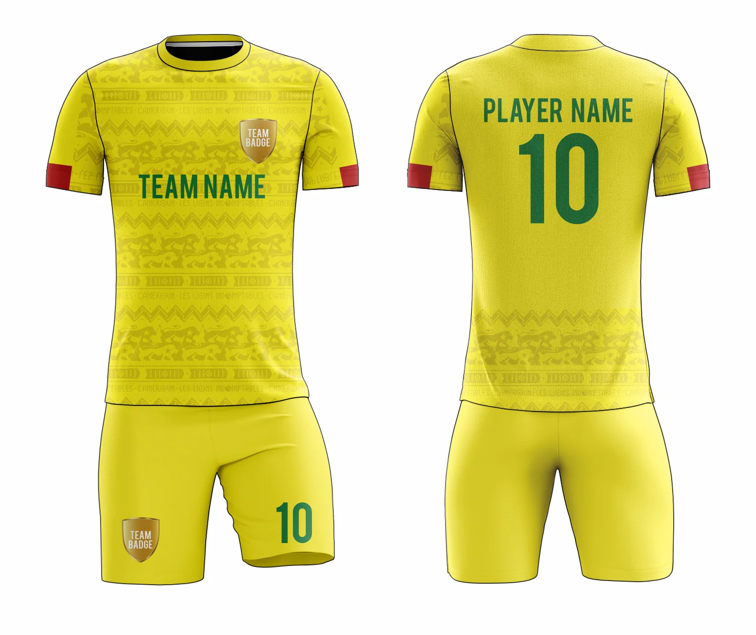 SB 1278 Yellow Sublimation Custom Soccer Jersey Adult & Youth Unisex - Hipona Sports