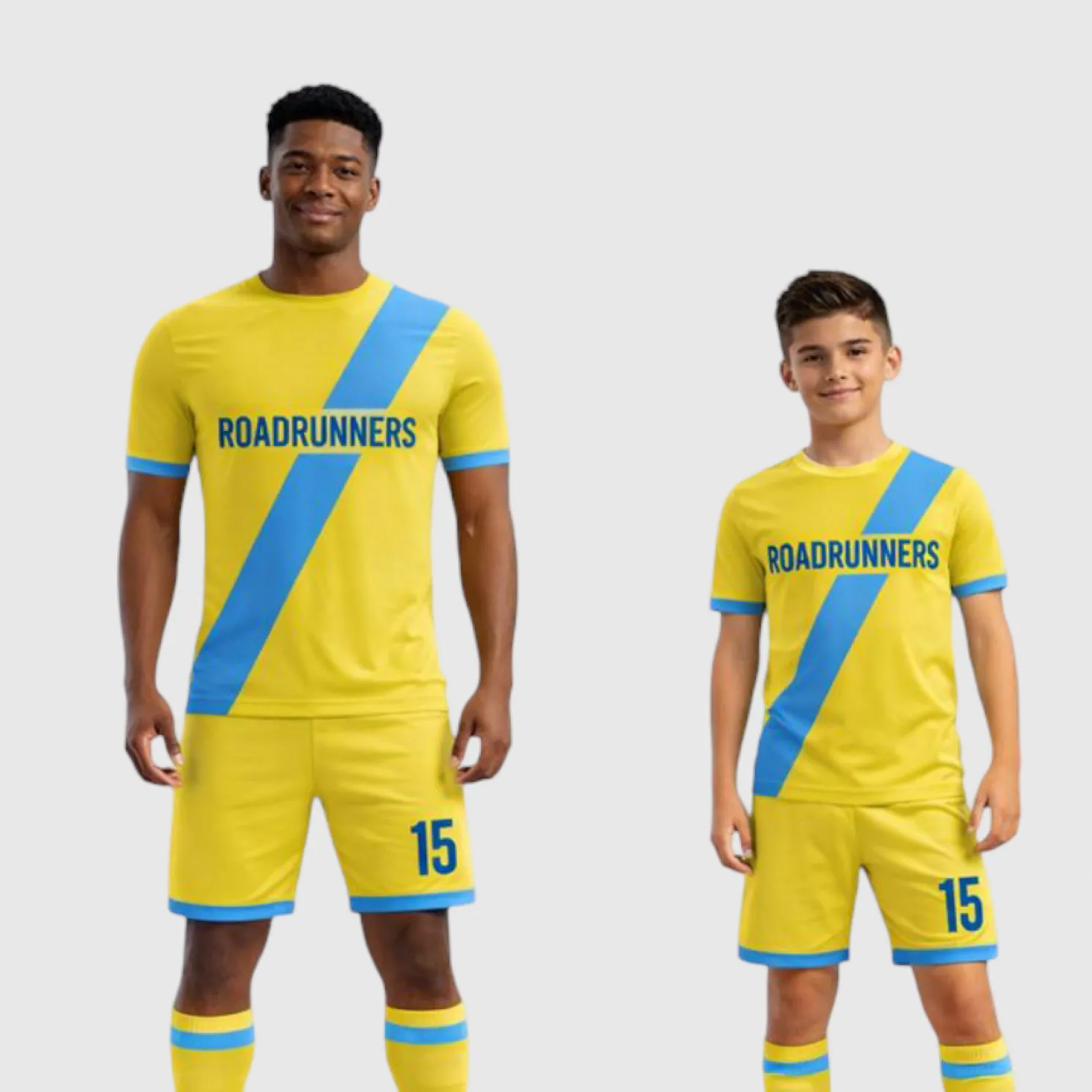 SB 1122 Yellow Sublimation Custom Soccer Jersey Adult & Youth Unisex - Hipona Sports