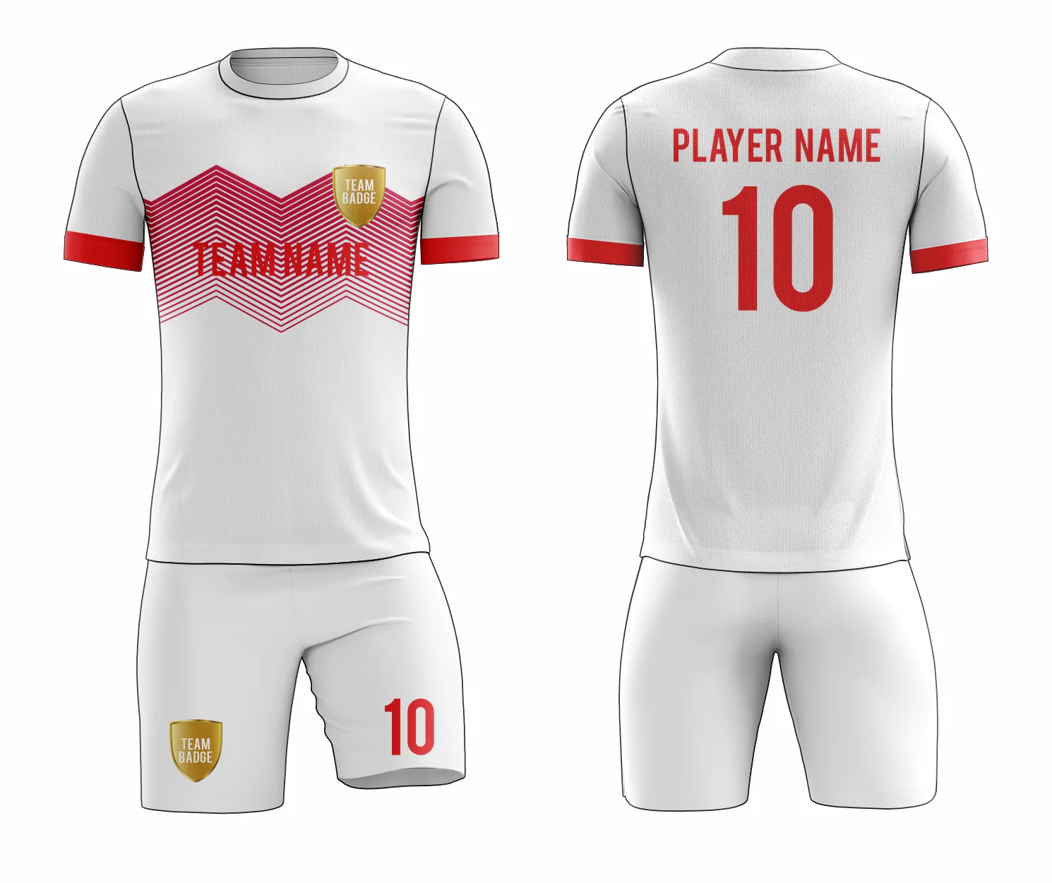 SB 1232 White Sublimation Custom Soccer Jersey Adult & Youth Unisex - Hipona Sports