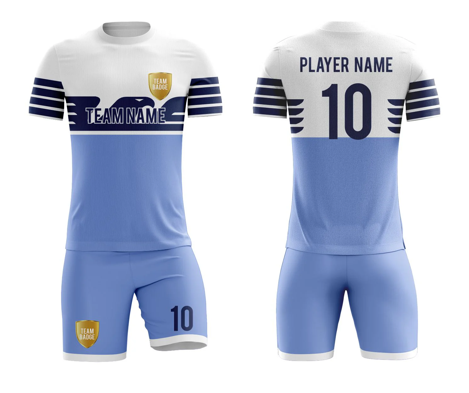 SB 1035 Blue Sublimation Custom Soccer Jersey Adult & Youth Unisex - Hipona Sports