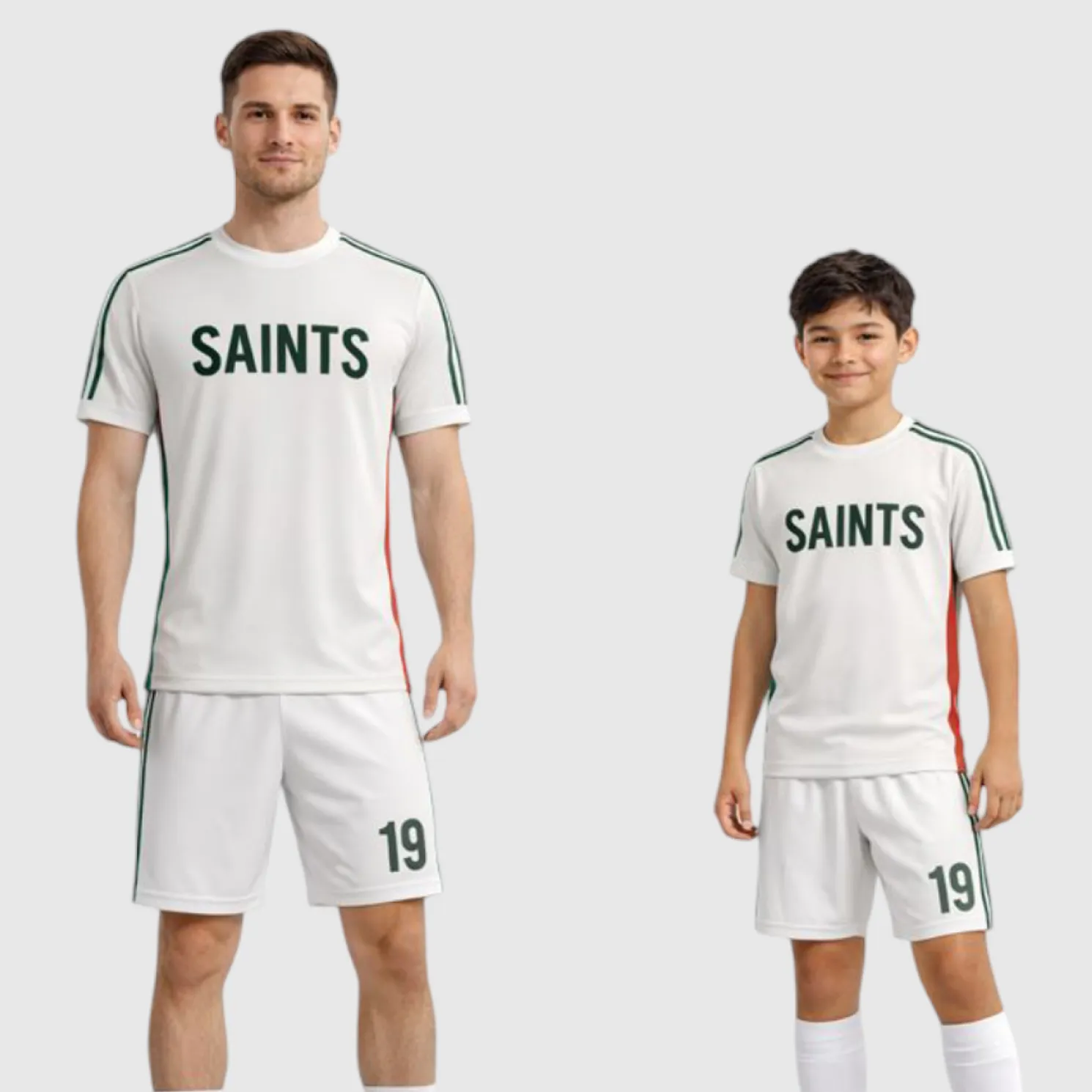 SB 1179 White Sublimation Custom Soccer Jersey Adult & Youth Unisex - Hipona Sports