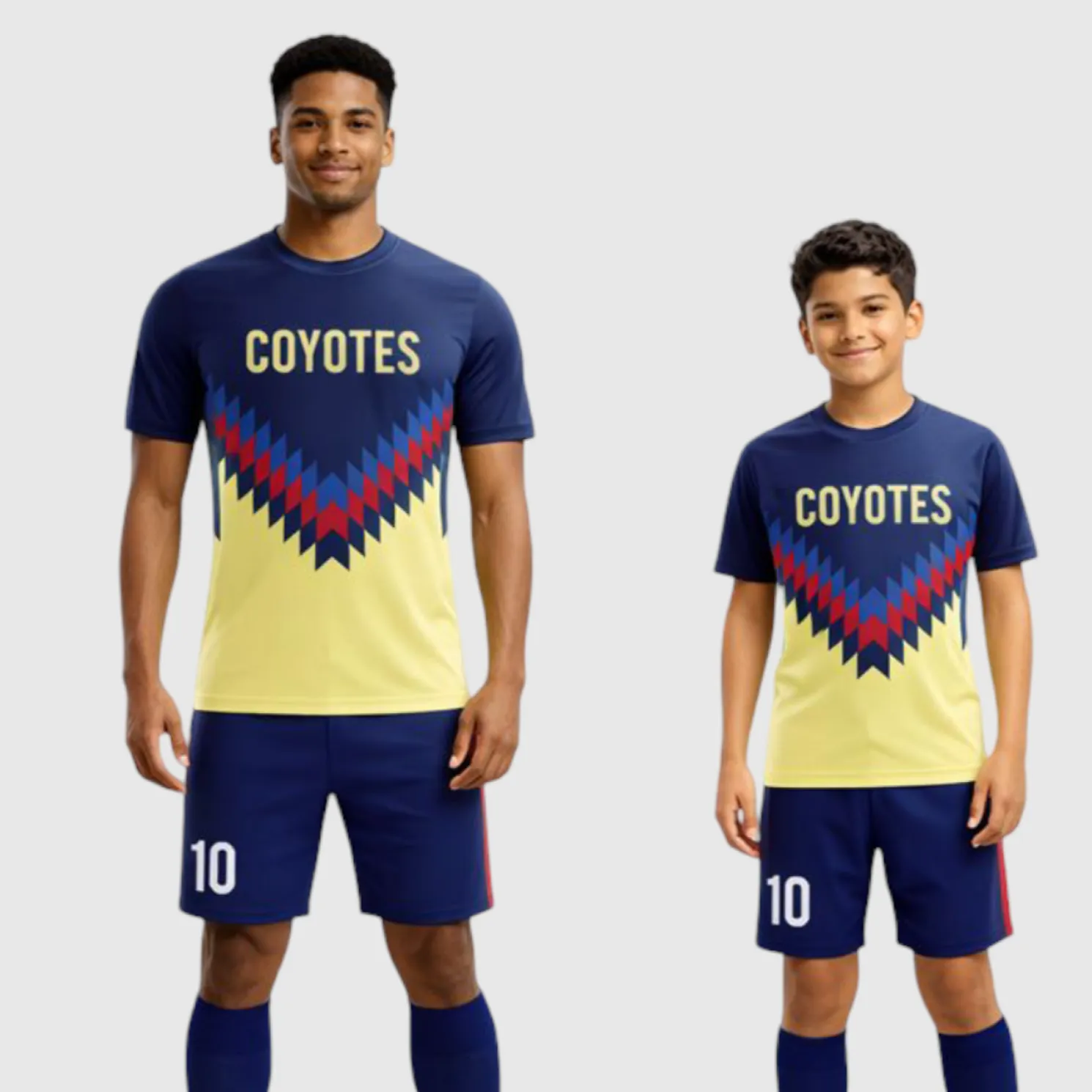 SB 1227 Blue Sublimation Custom Soccer Jersey Adult & Youth Unisex - Hipona Sports