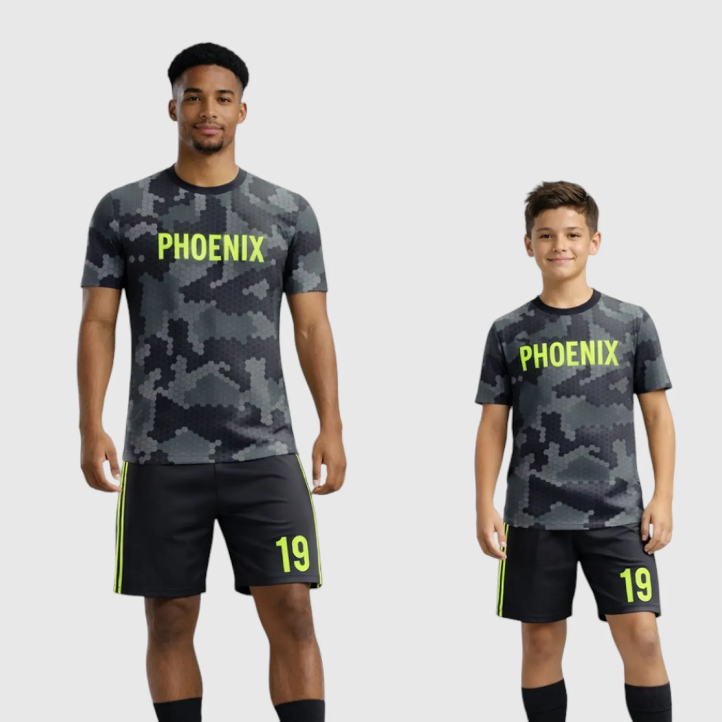 SB 1137 Black Sublimation Custom Soccer Jersey Adult & Youth Unisex - Hipona Sports