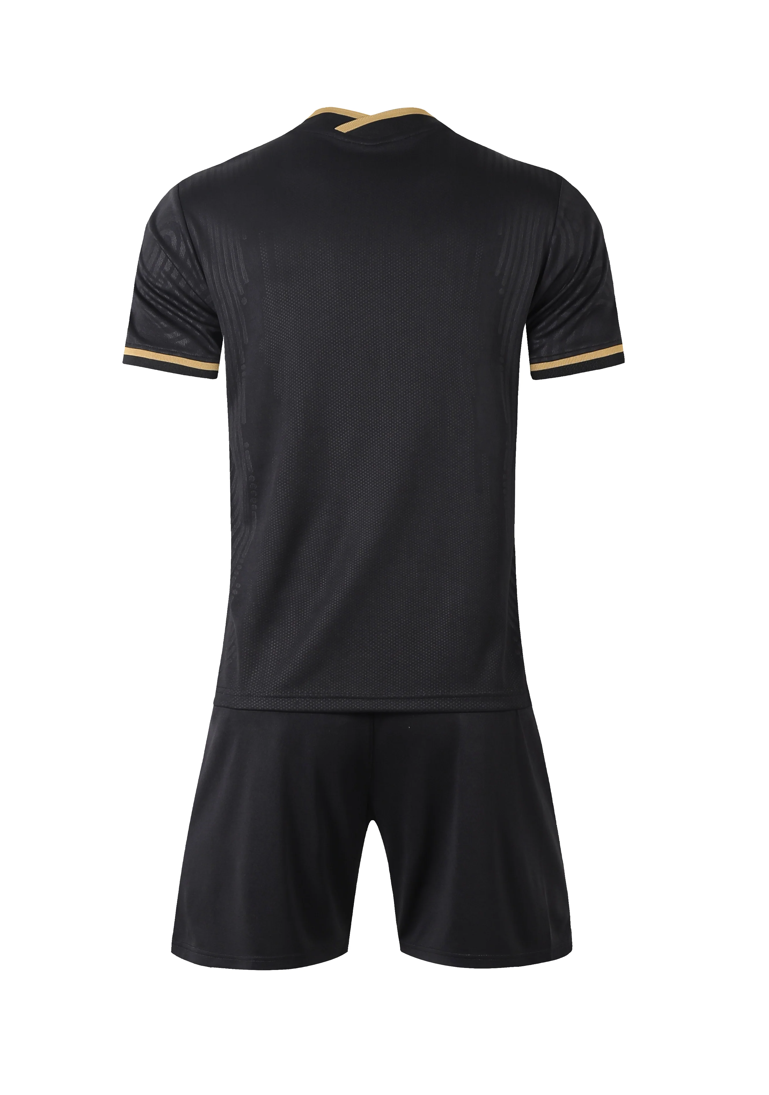 El Catalan Black Youth SS Soccer Uniform Kit - Hipona Sports