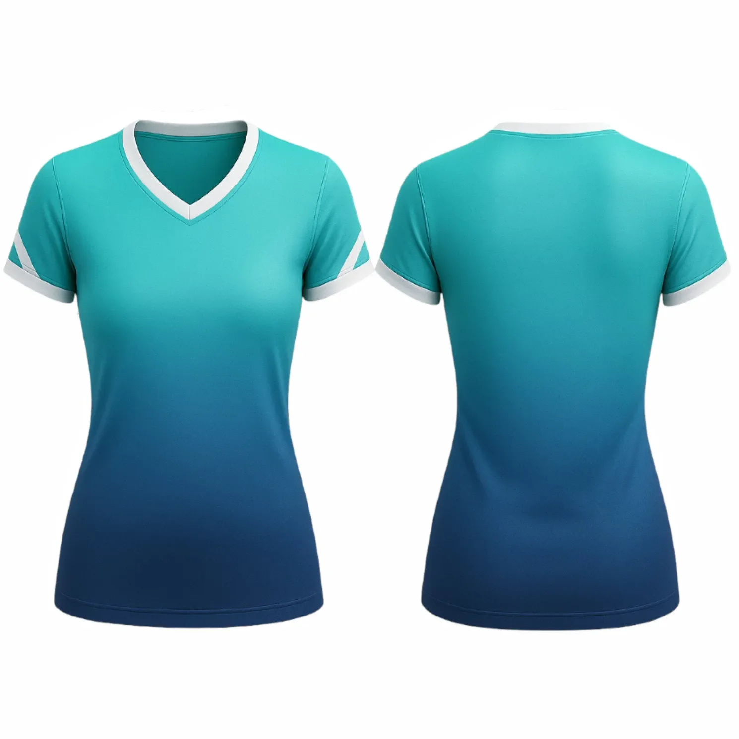 VJ153 Custom Teal Volleyball Jersey - Adult & Youth Unisex - Hipona Sports