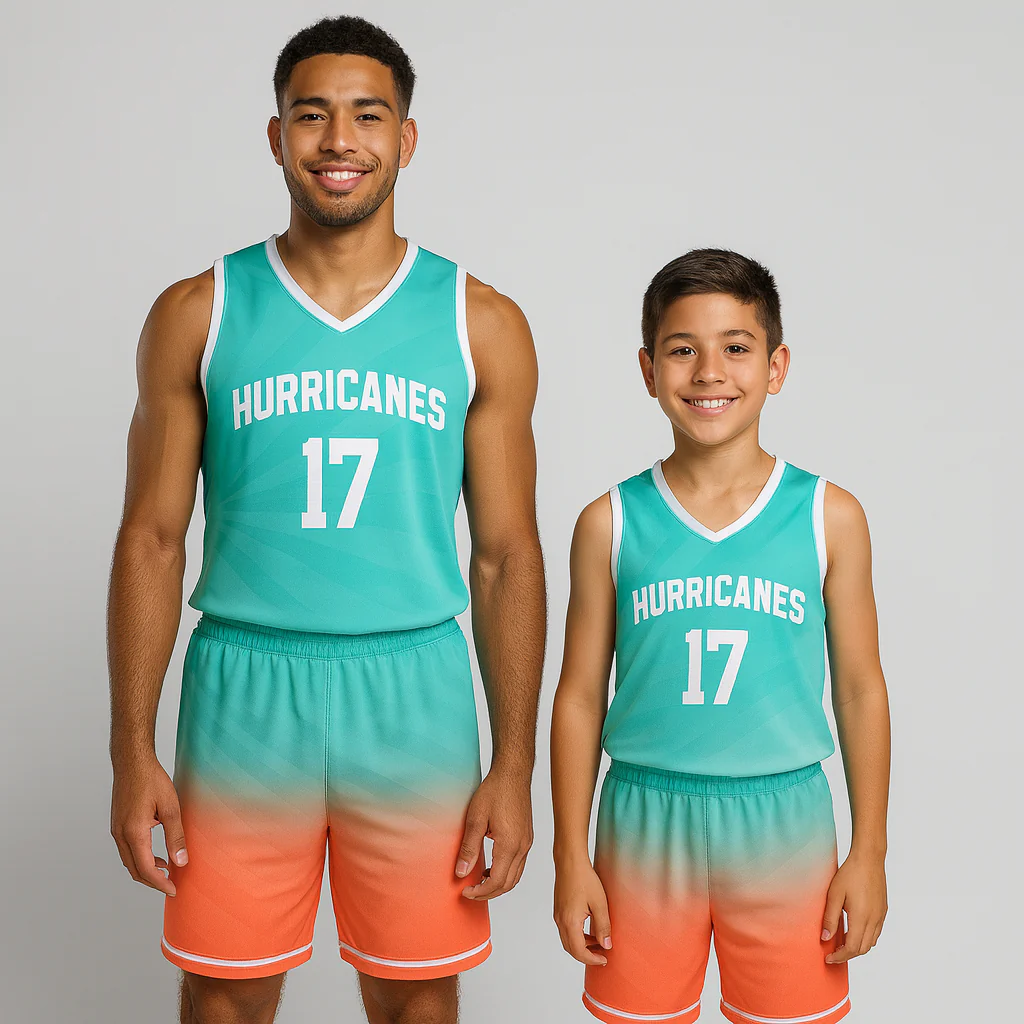 BBU-107 Blue Customizable Basketball Jersey With Optional Shorts - Hipona Sports